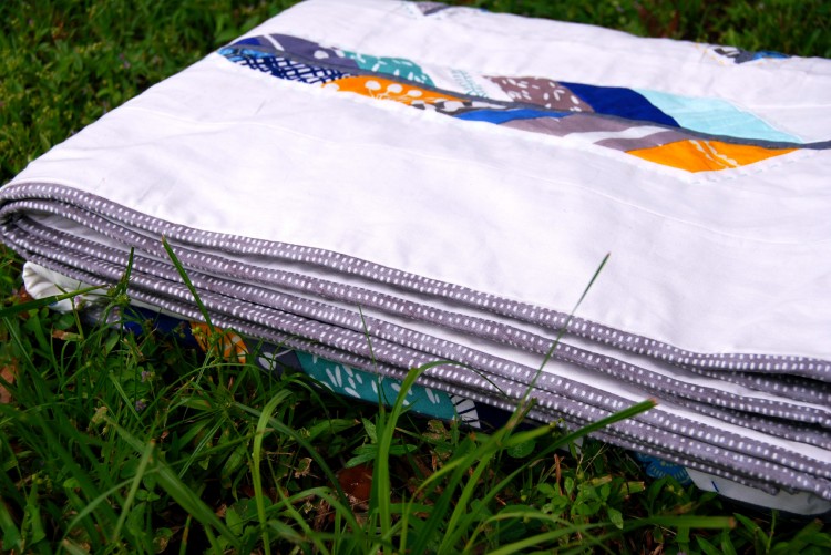 Feather Bed Quilt binding