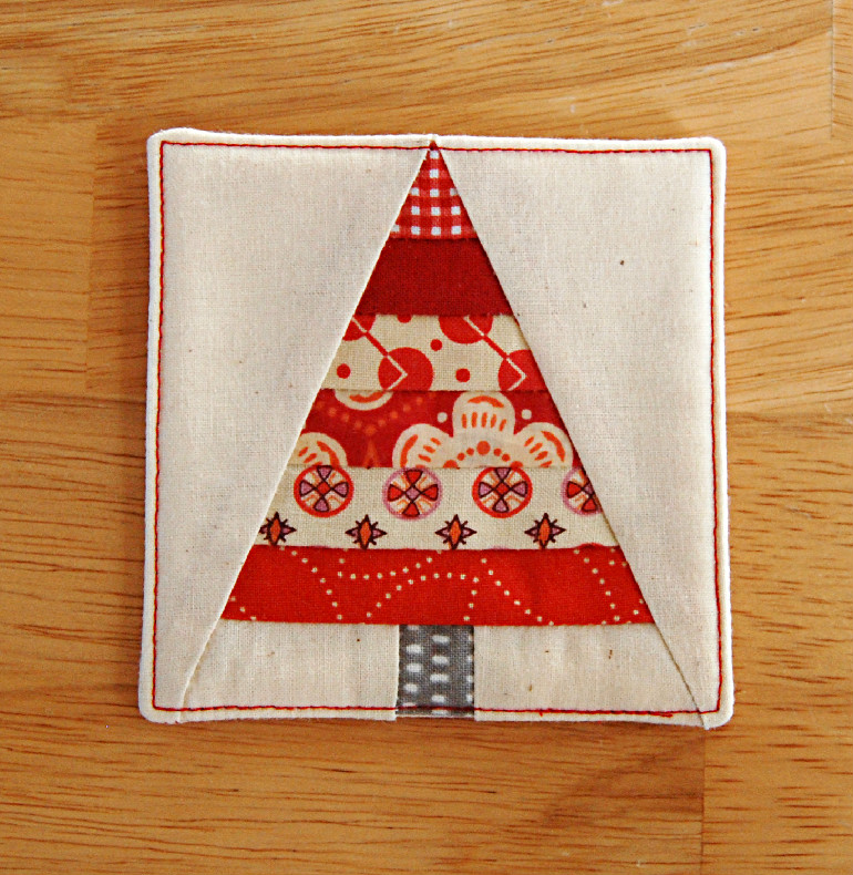 Christmas tree coaster tutorial free hostess gift