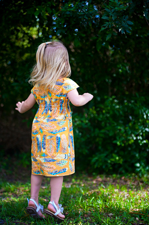 Reversible Roller Skate Dress side 2 back