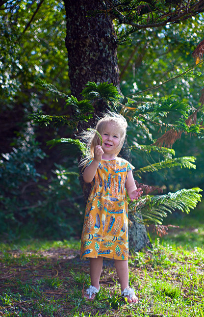 Reversible Roller Skate Dress leaf