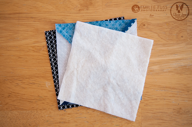 free coaster tutorial with half square triangles and step by step photos