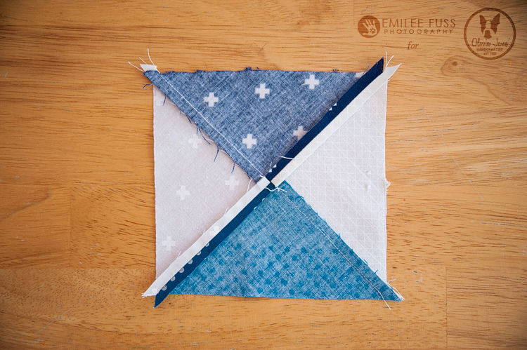 free coaster tutorial with half square triangles and step by step photos