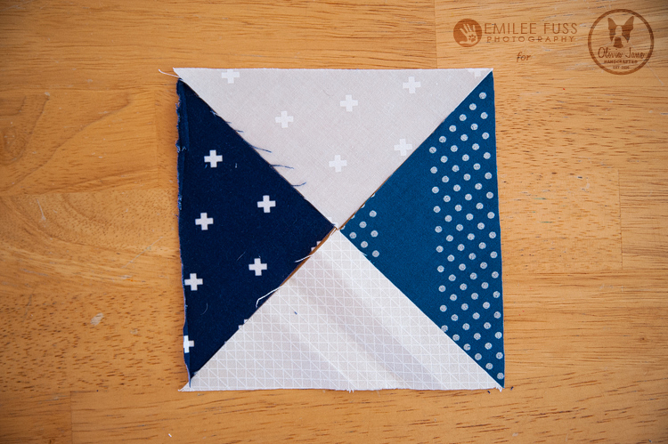free coaster tutorial with half square triangles and step by step photos