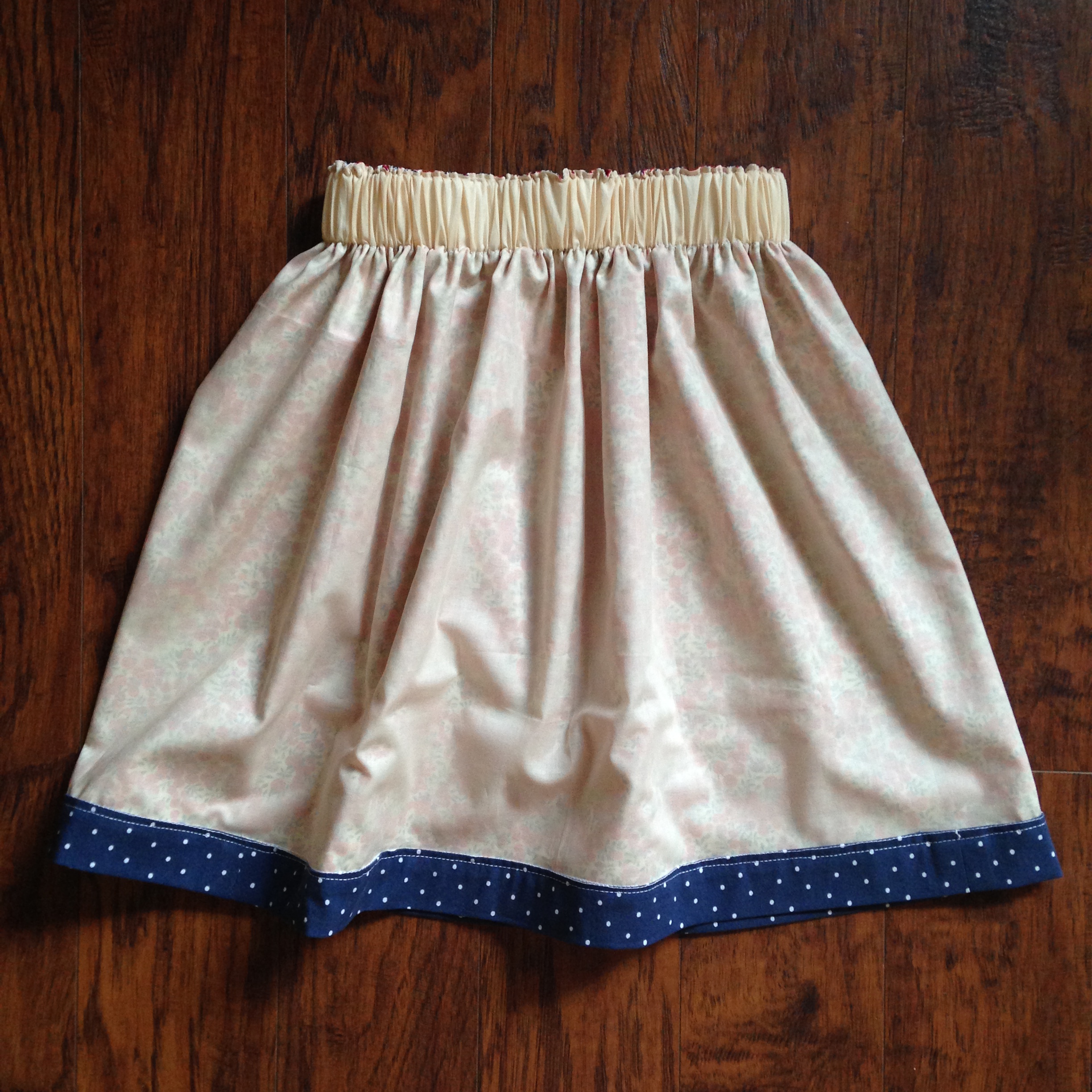 easy 30 minute skirt tutorial with step by step photos
