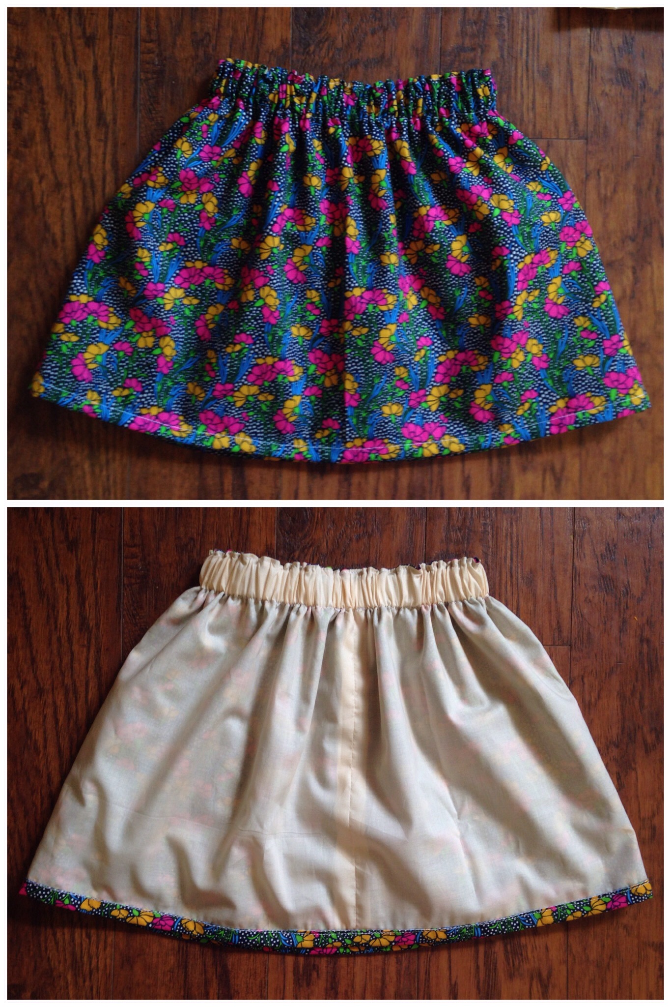 easy 30 minute skirt tutorial with step by step photos