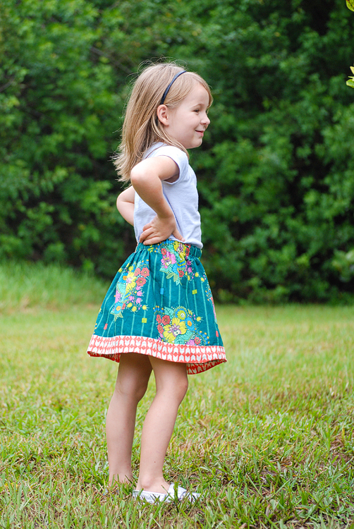 Girls Skirt Sewing Tutorial