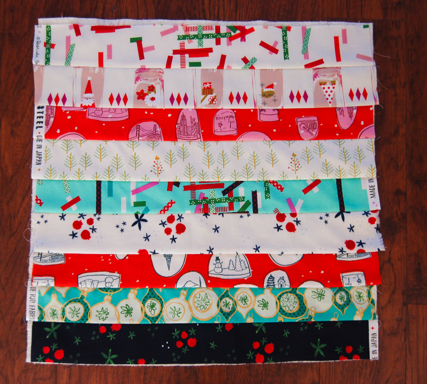 FREE scrap busting holiday pillow project