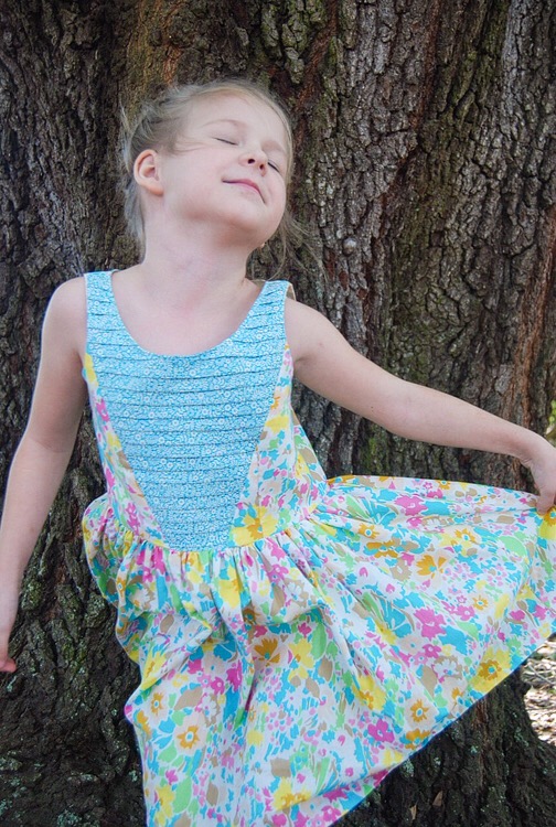 pleated fairy tale dress bodice