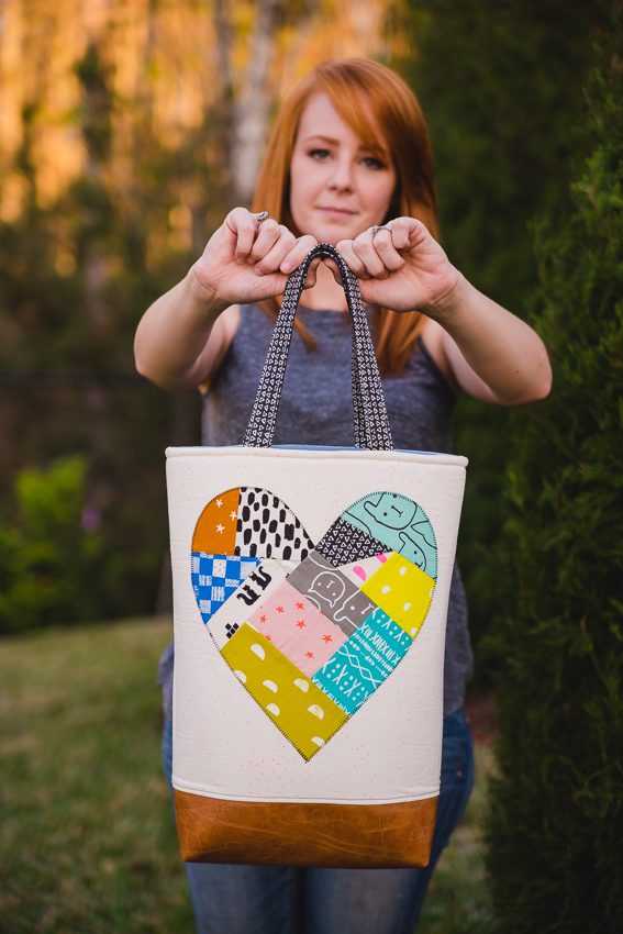 Free heart tote tutorial