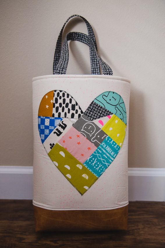 Free heart tote tutorial