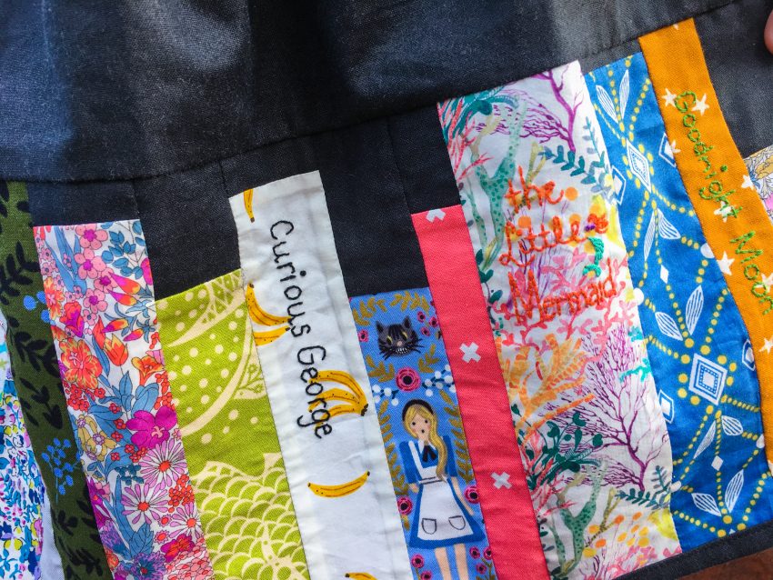 Free DIY book skirt in any size