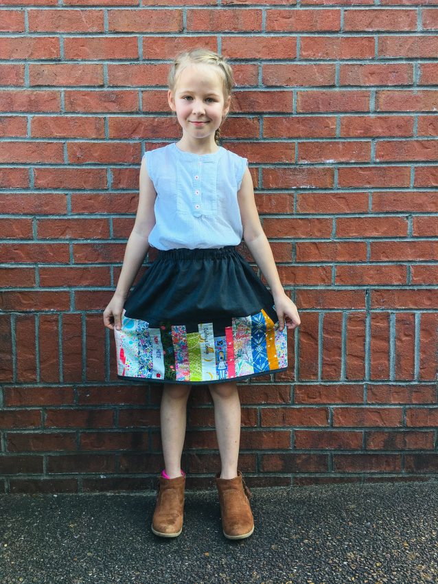 Free DIY book skirt in any size