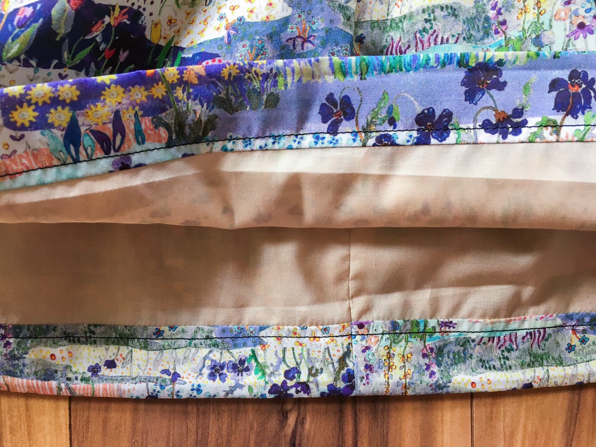 little baby dress in Liberty and Rifle Paper Co