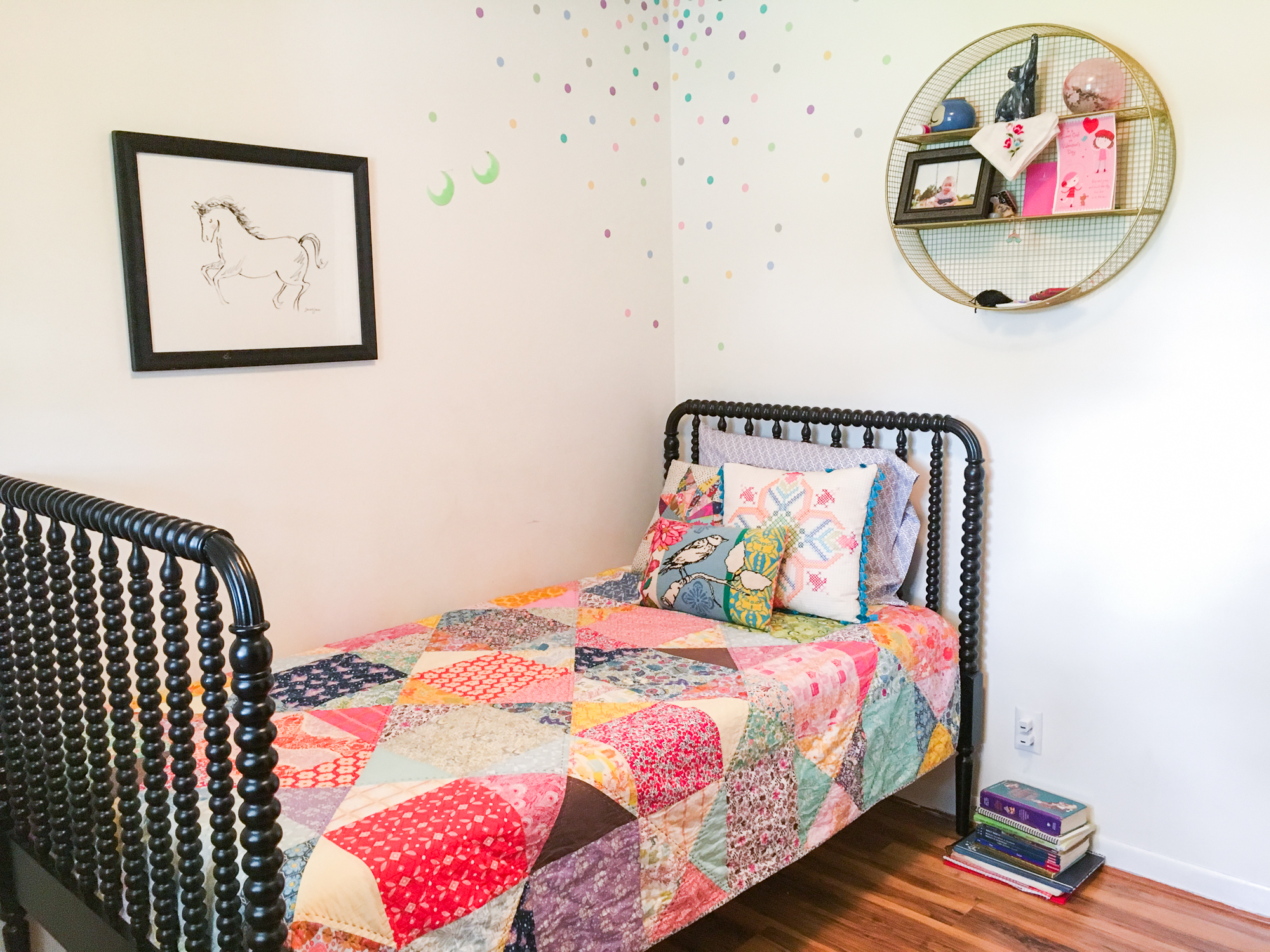 Sewing with Kids big cross stitch pillow project