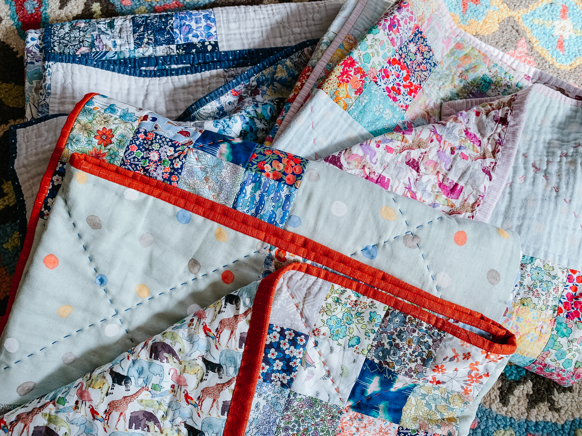 queue for the zoo 16 patch liberty quilt