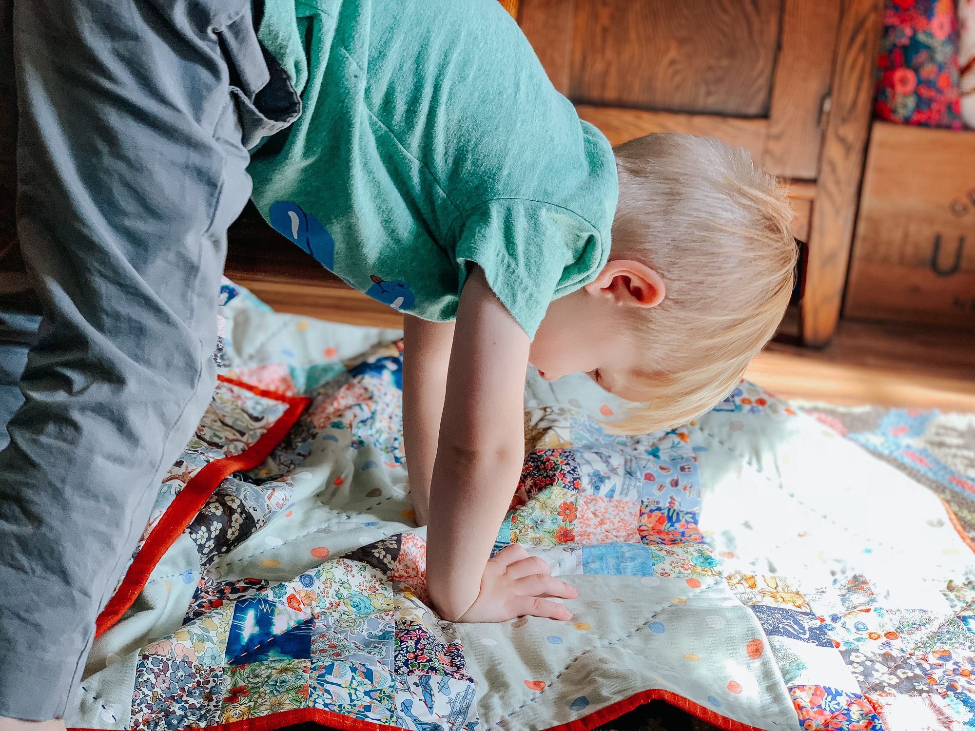 queue for the zoo 16 patch liberty quilt