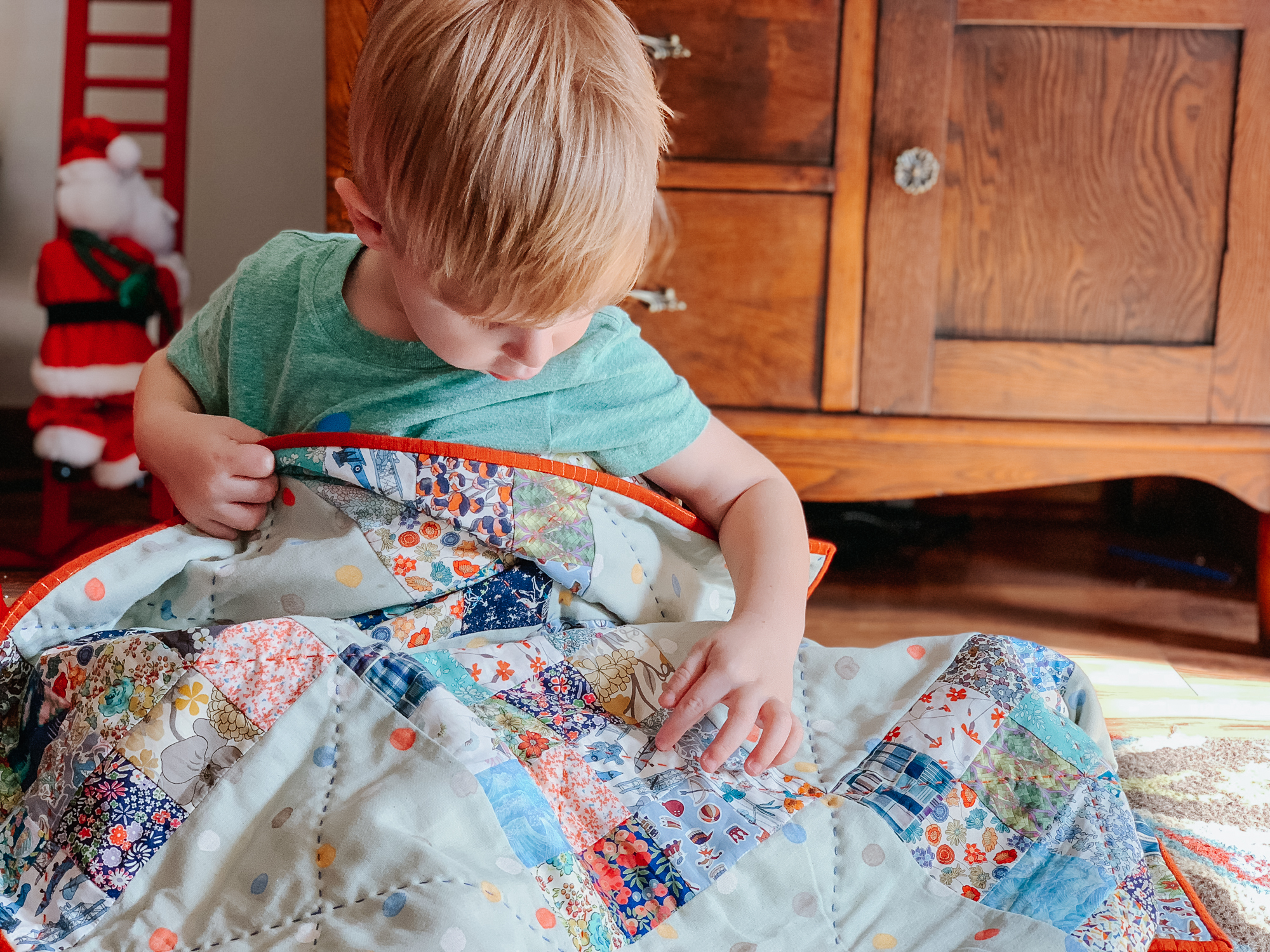 queue for the zoo 16 patch liberty quilt