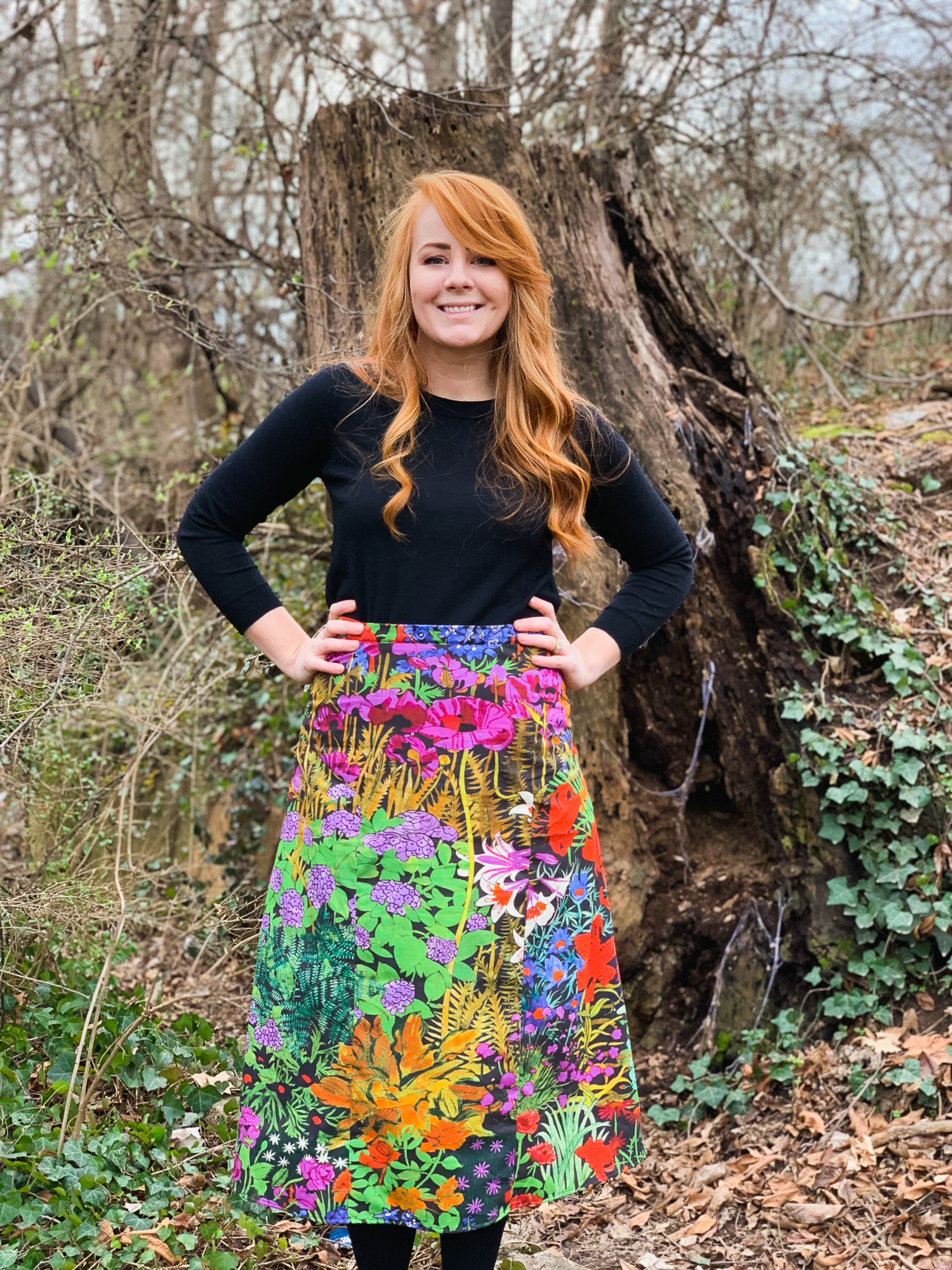 Deer and Doe Azara Skirt with Liberty of London