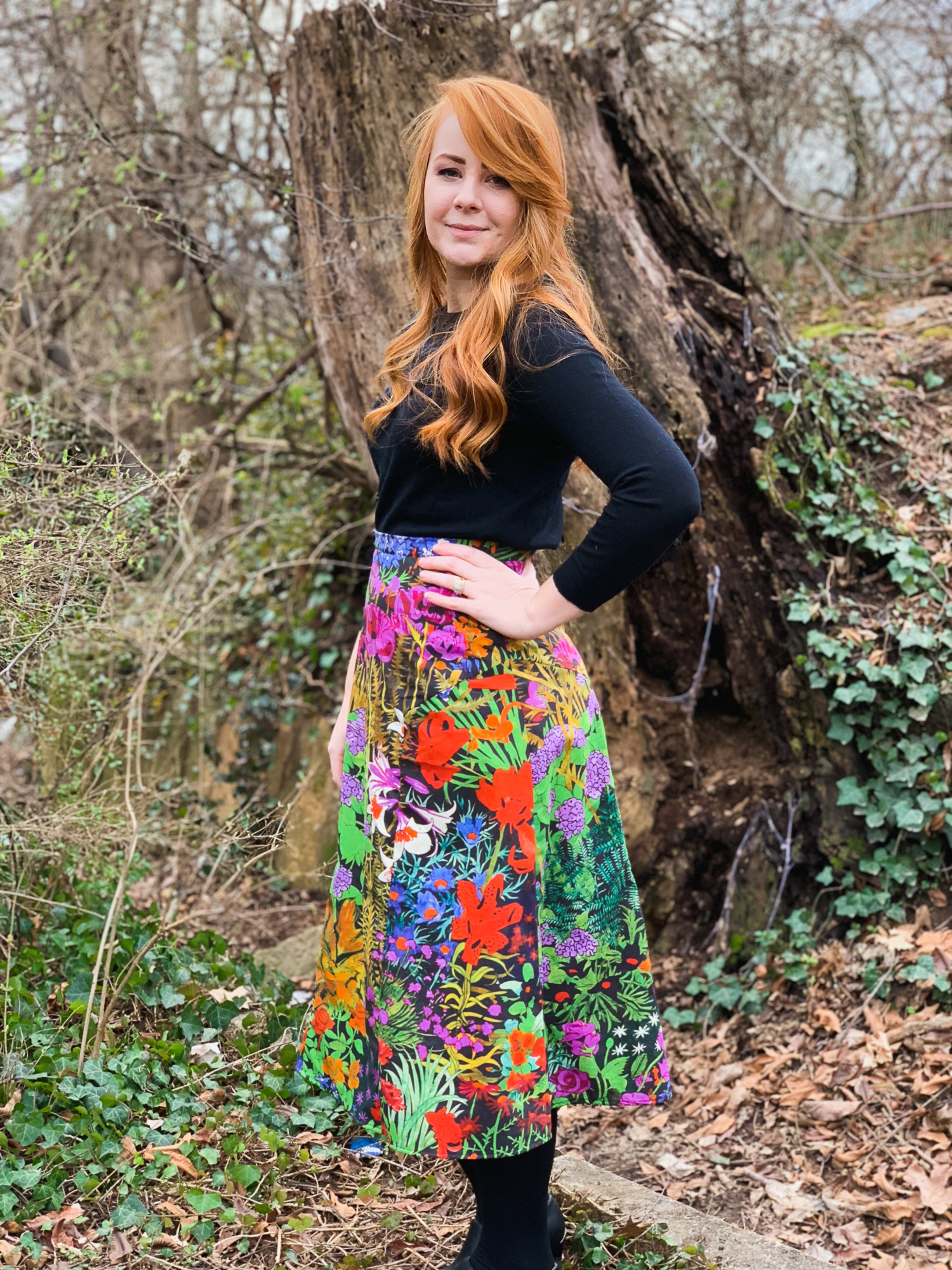 Deer and Doe Azara Skirt with Liberty of London