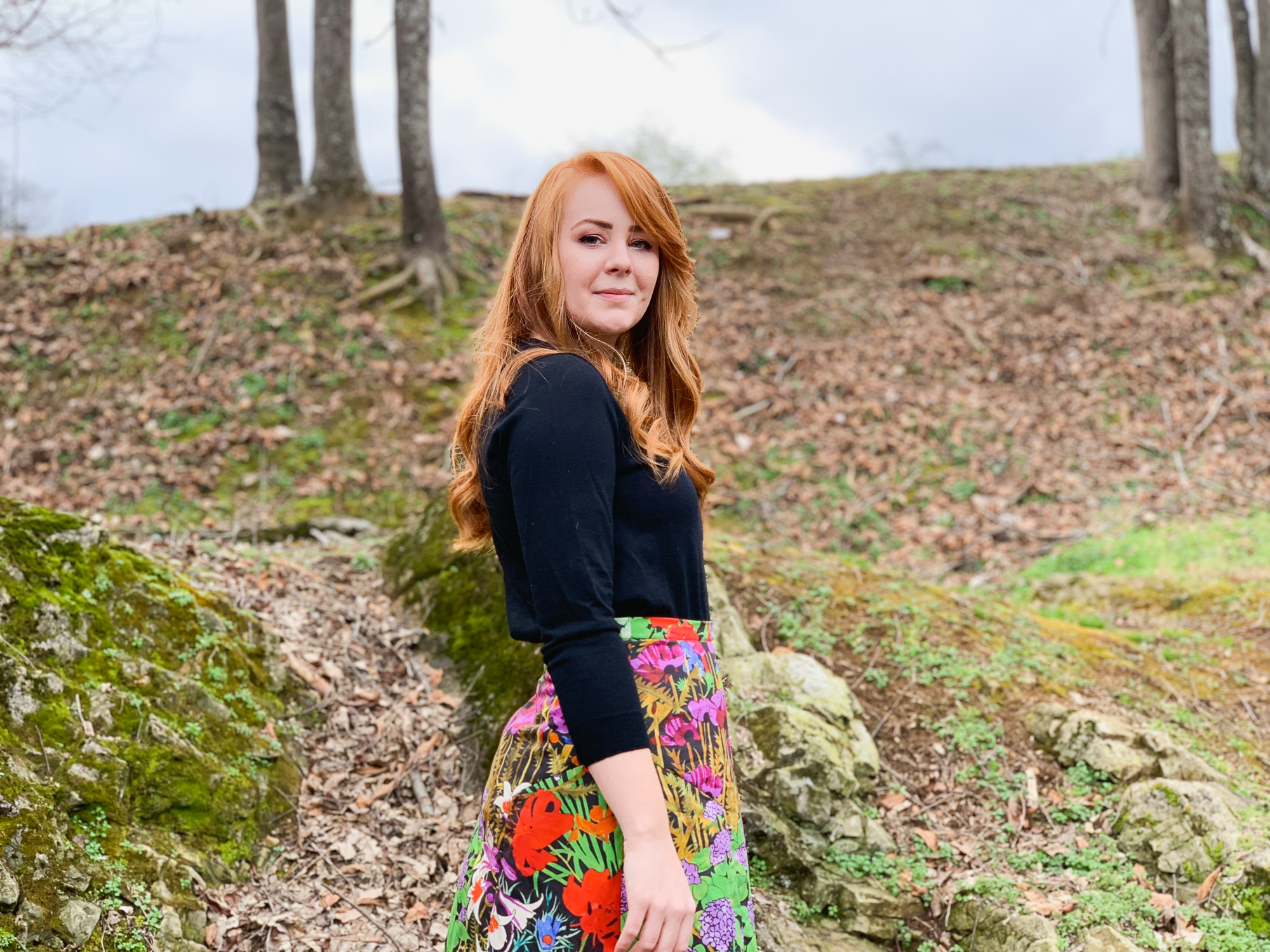 Deer and Doe Azara Skirt with Liberty of London