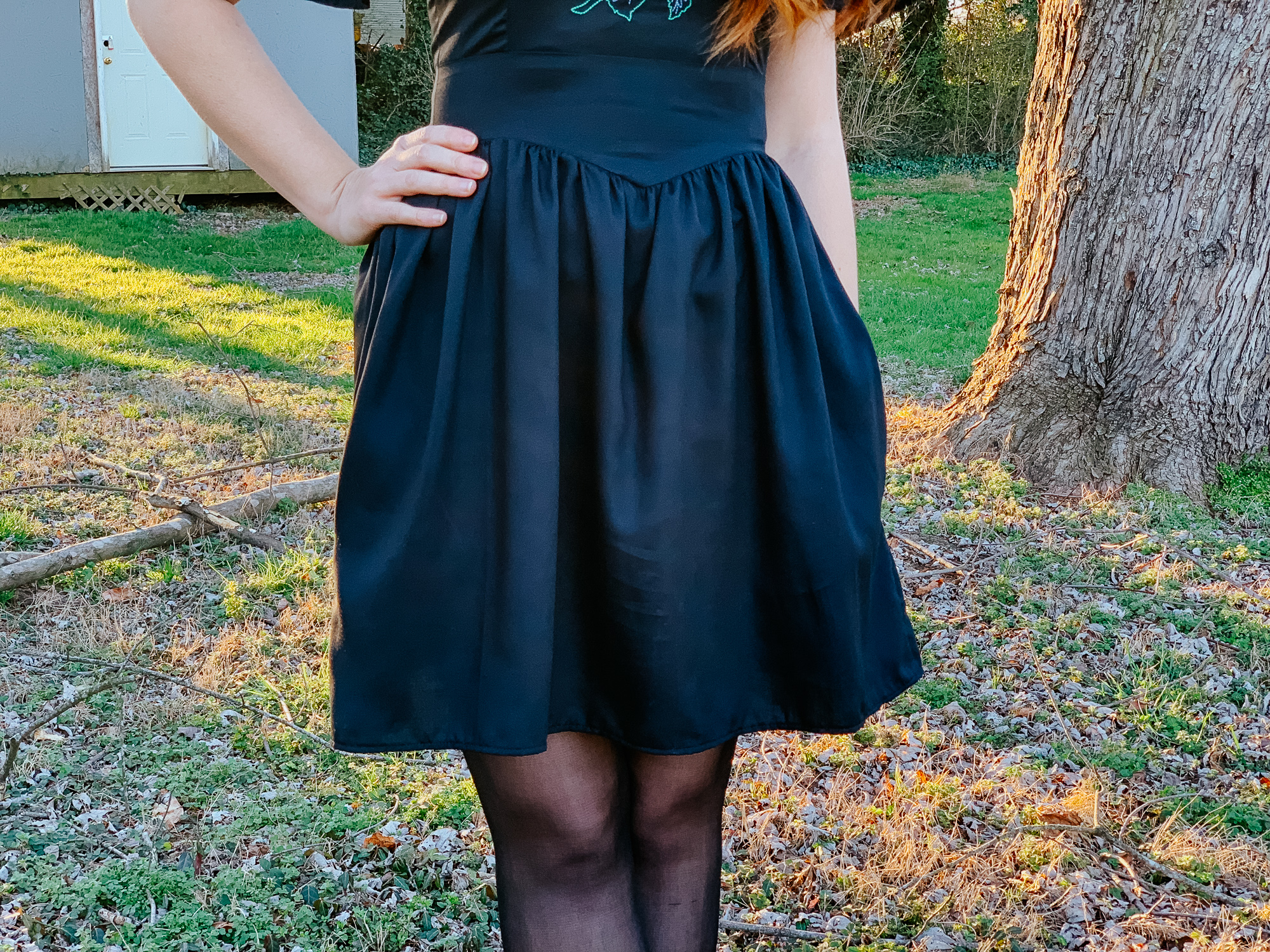 Janome Skyline S9 Anna Maria Horner Embroidery Boho dress