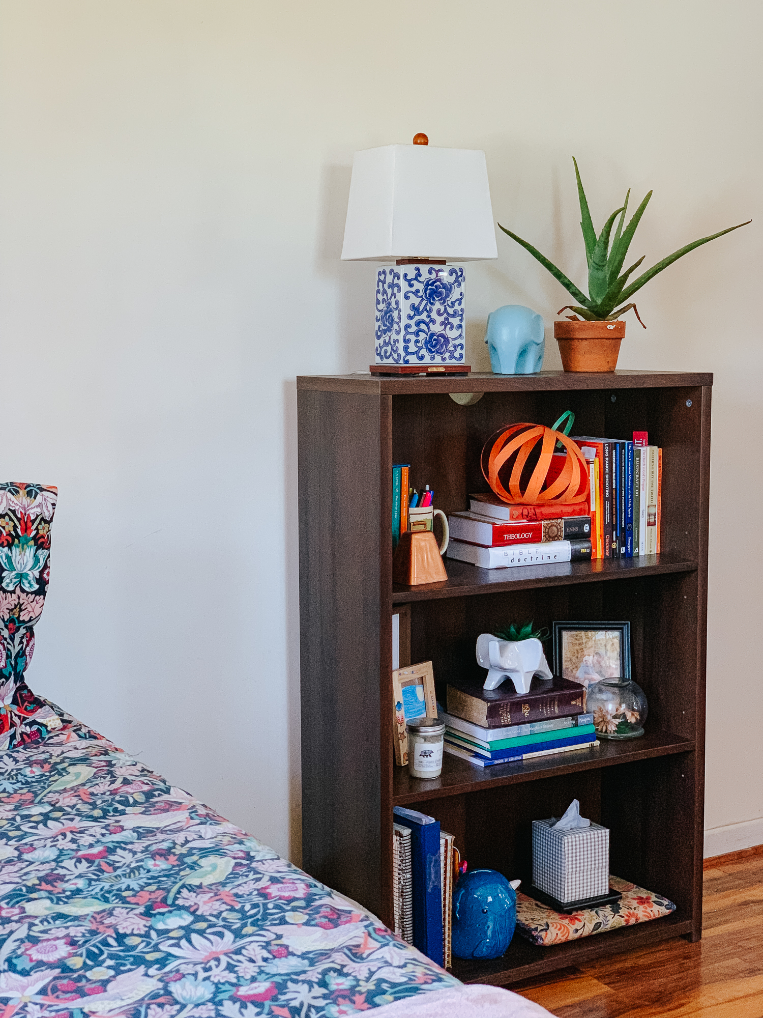 DIY curtain rods and Rifle Paper Co curtains 