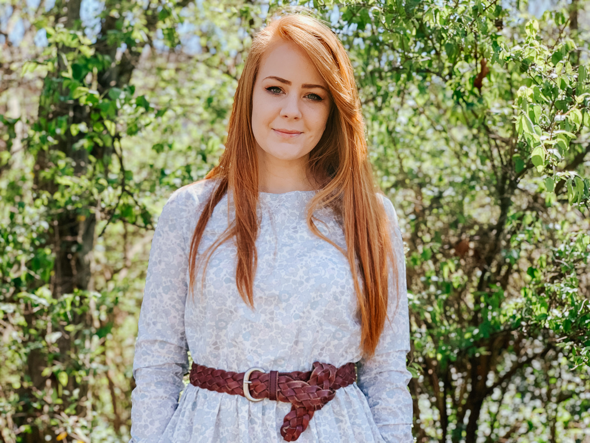 Betsy Metallic Grey dress Liberty of London