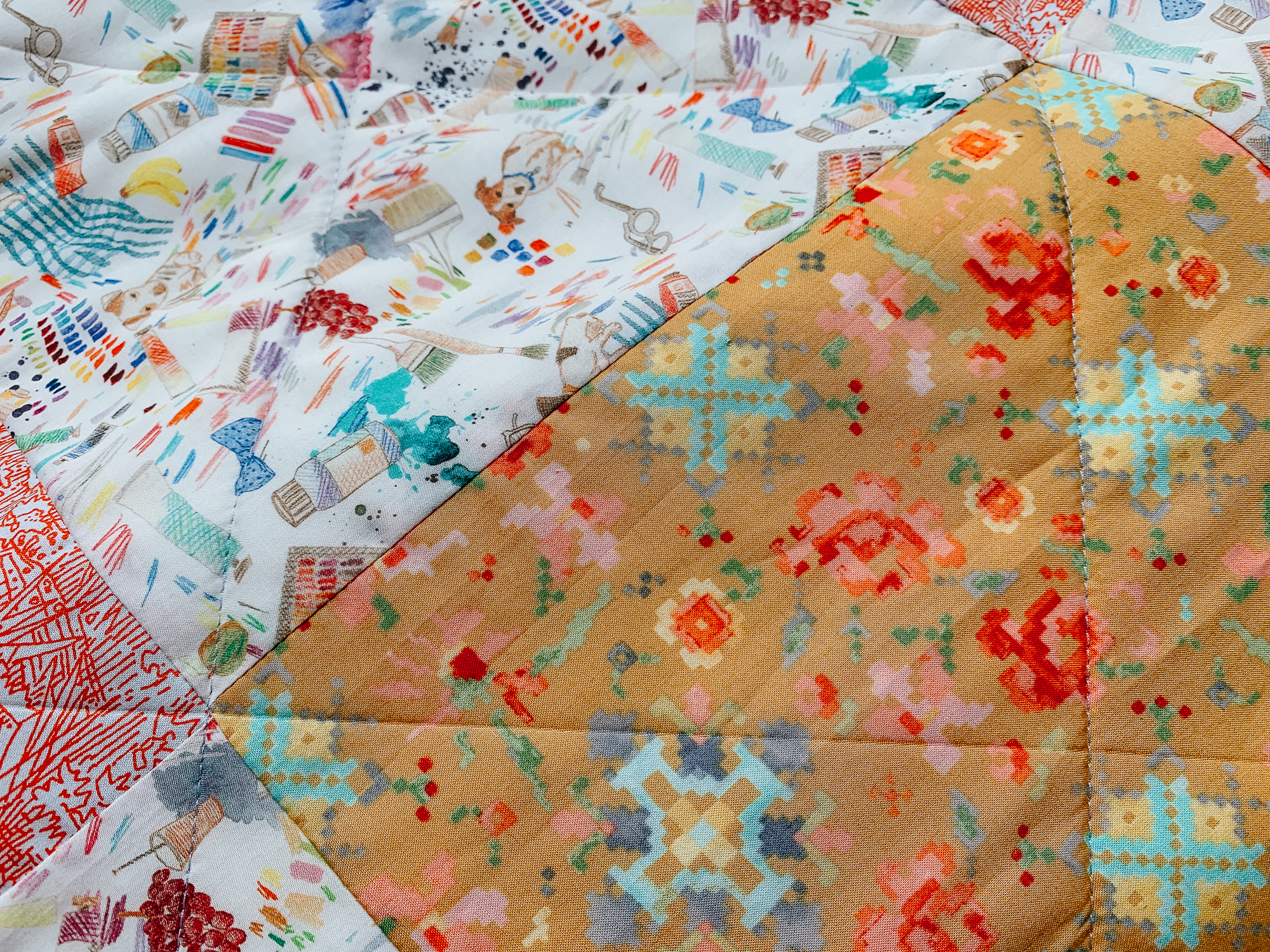 Beginner Quilt Series : baste and quilt