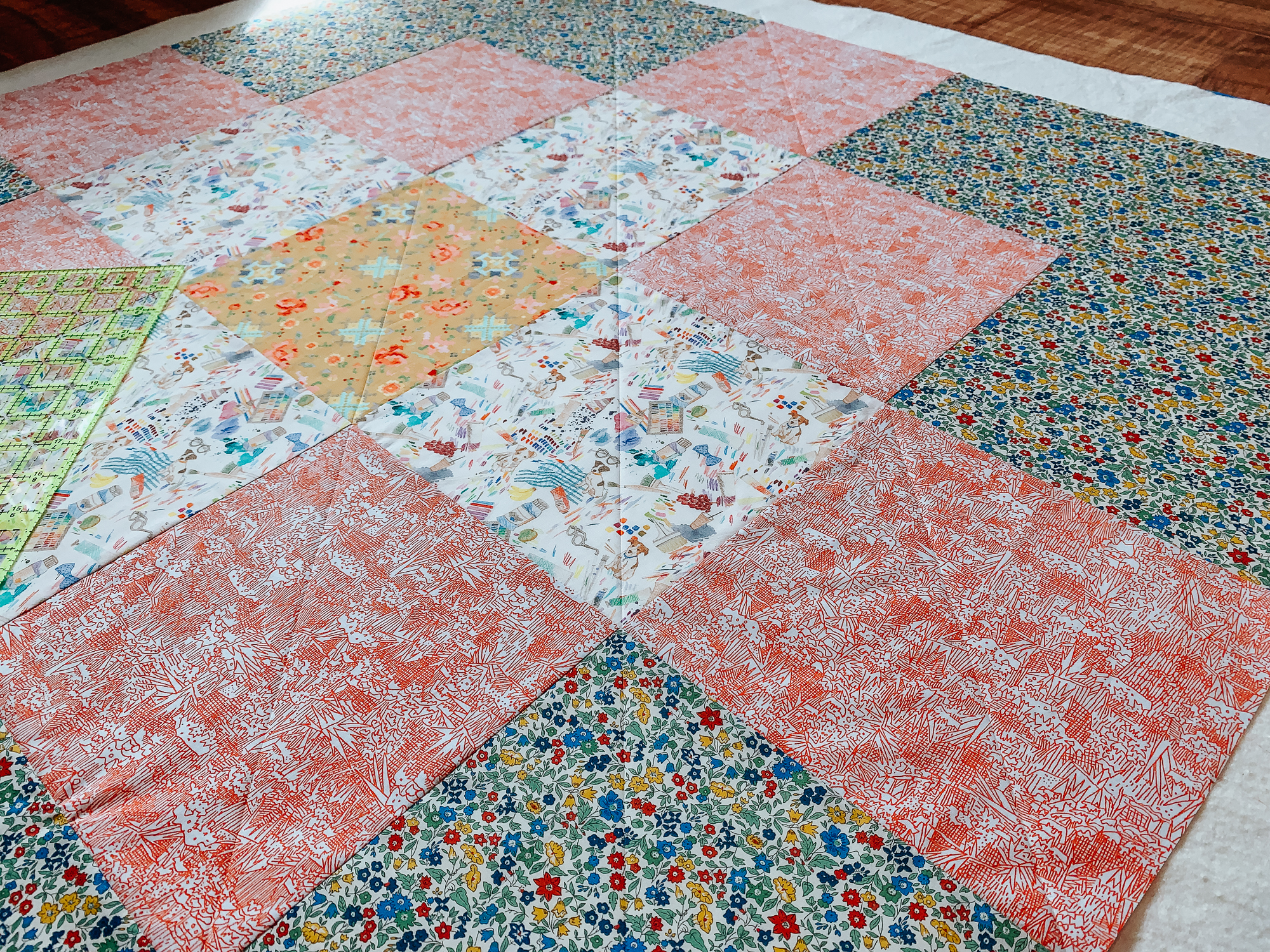 Beginner Quilt Series : baste and quilt