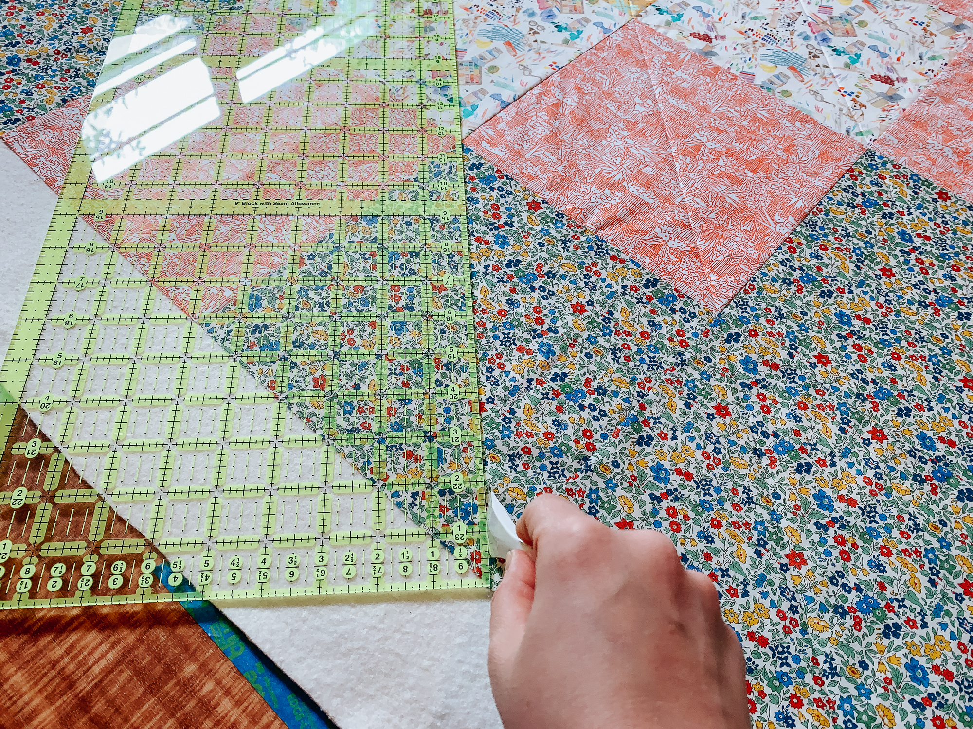 Beginner Quilt Series : baste and quilt