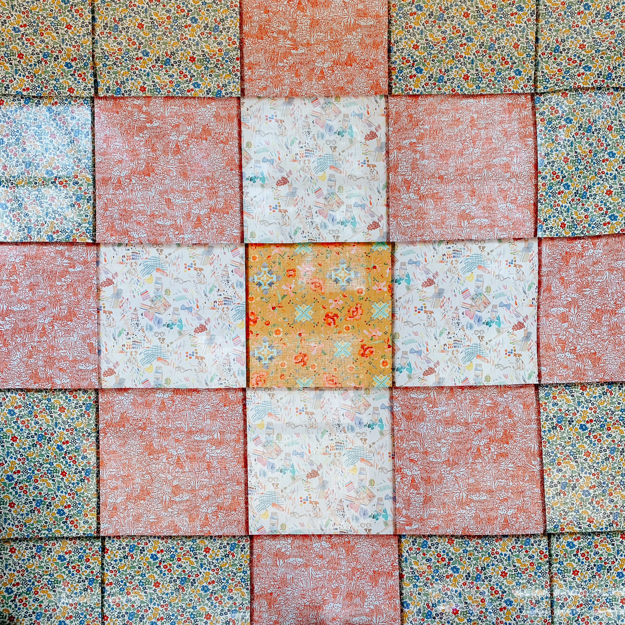 Beginner Quilt Series : assembling the quilt top