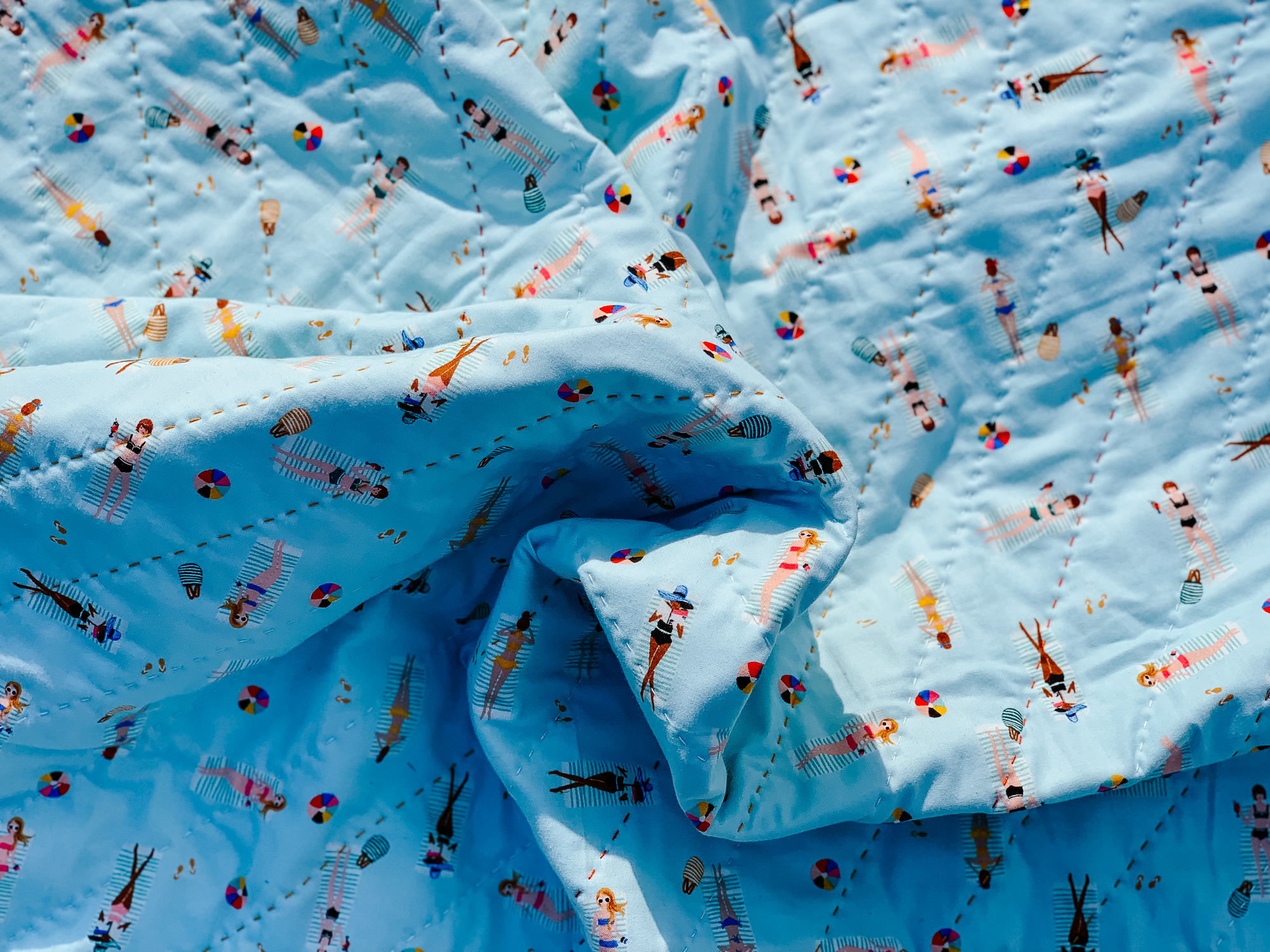 Rifle Paper co quilt by Olivia Jane Handcrafted