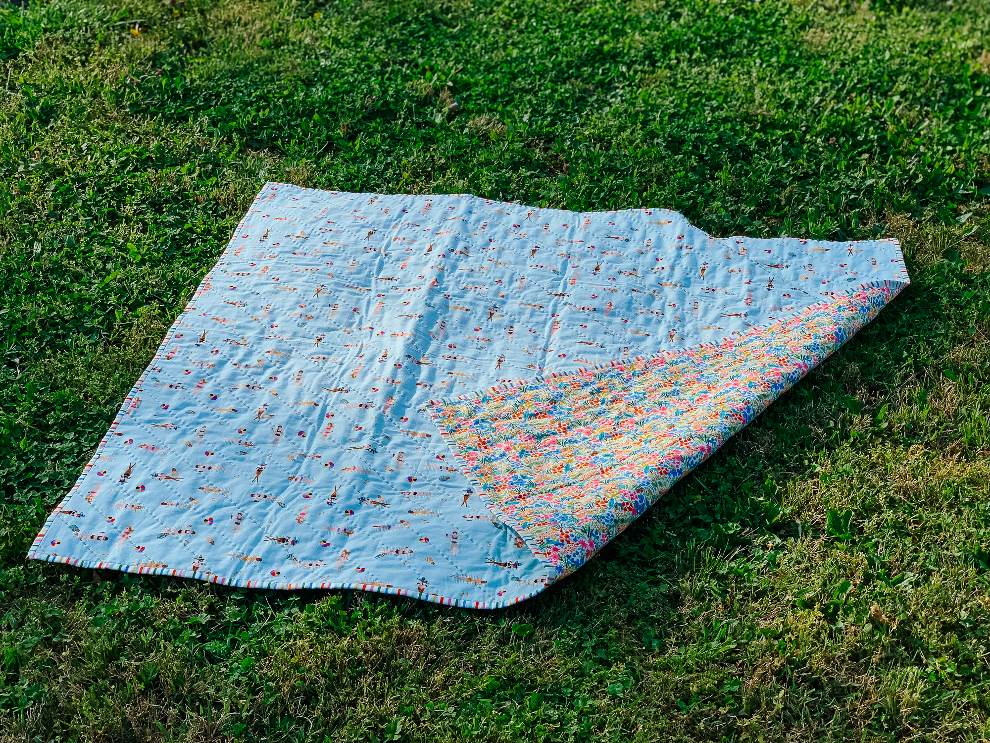 Rifle Paper co quilt by Olivia Jane Handcrafted