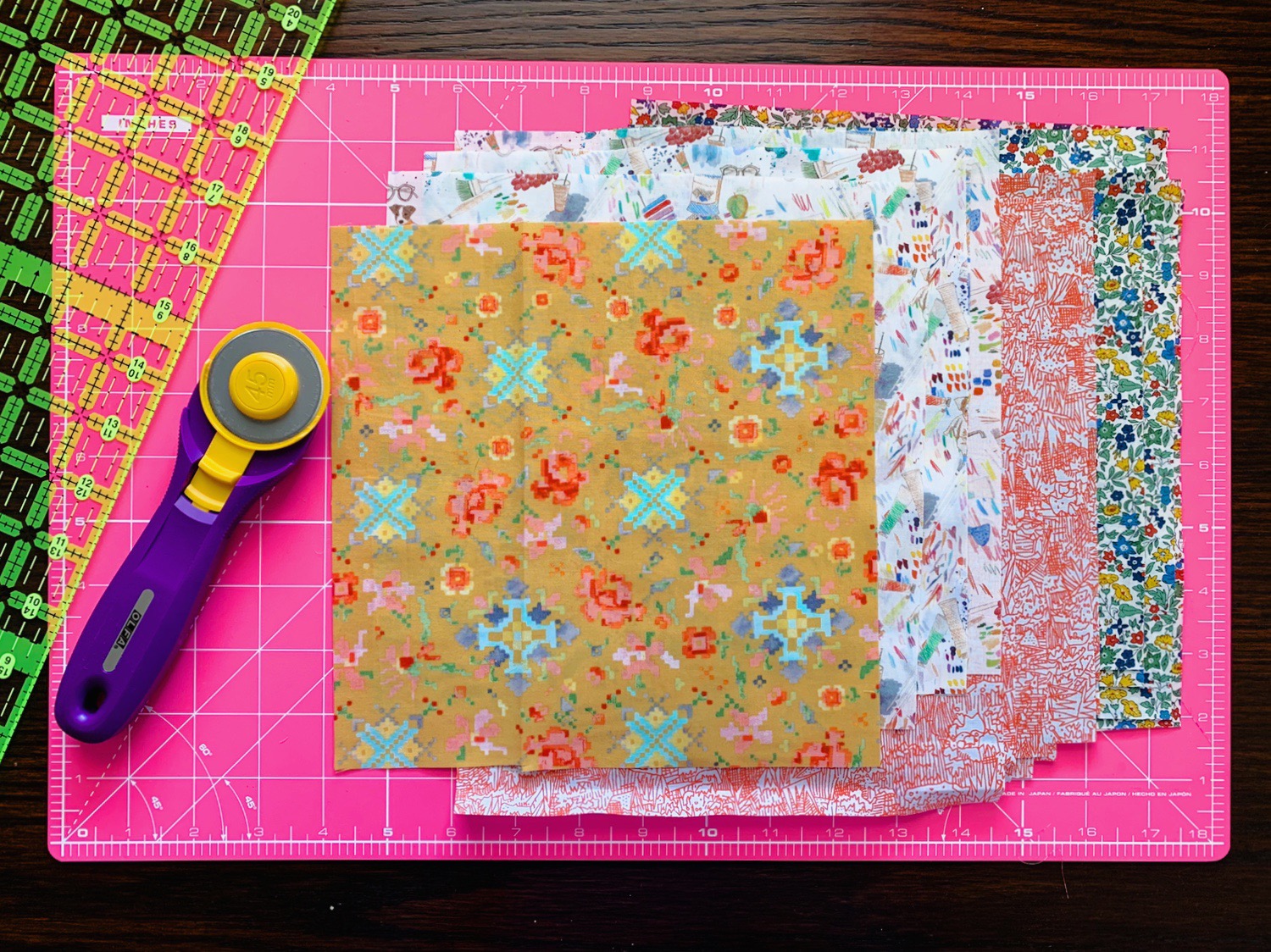 Beginner Quilt Series: cutting your fabric