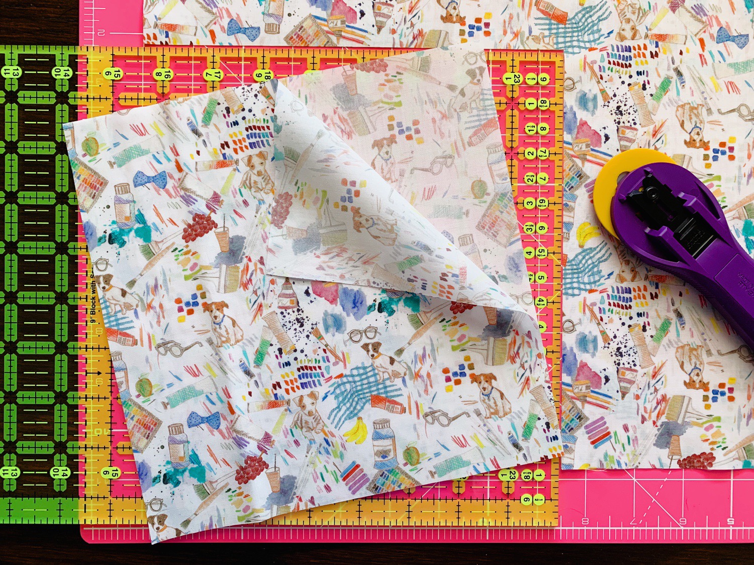 Beginner Quilt Series : cutting your fabric