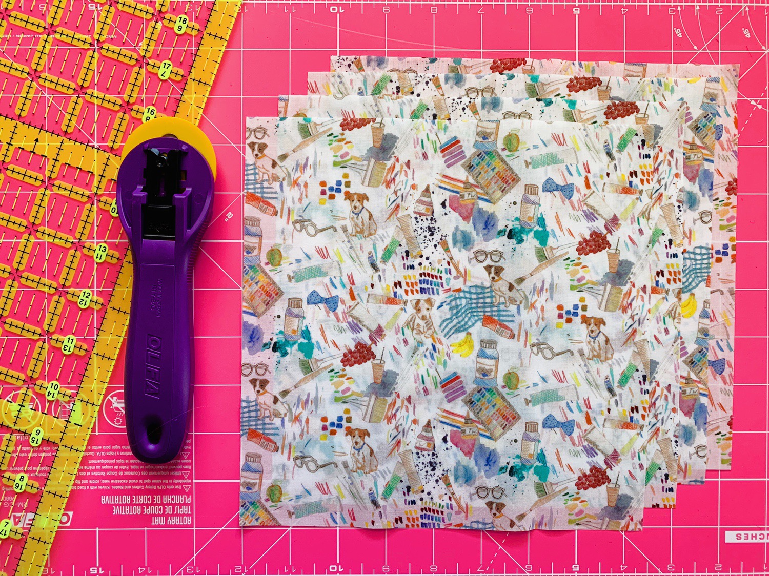 Beginner Quilt Series : cutting your fabric
