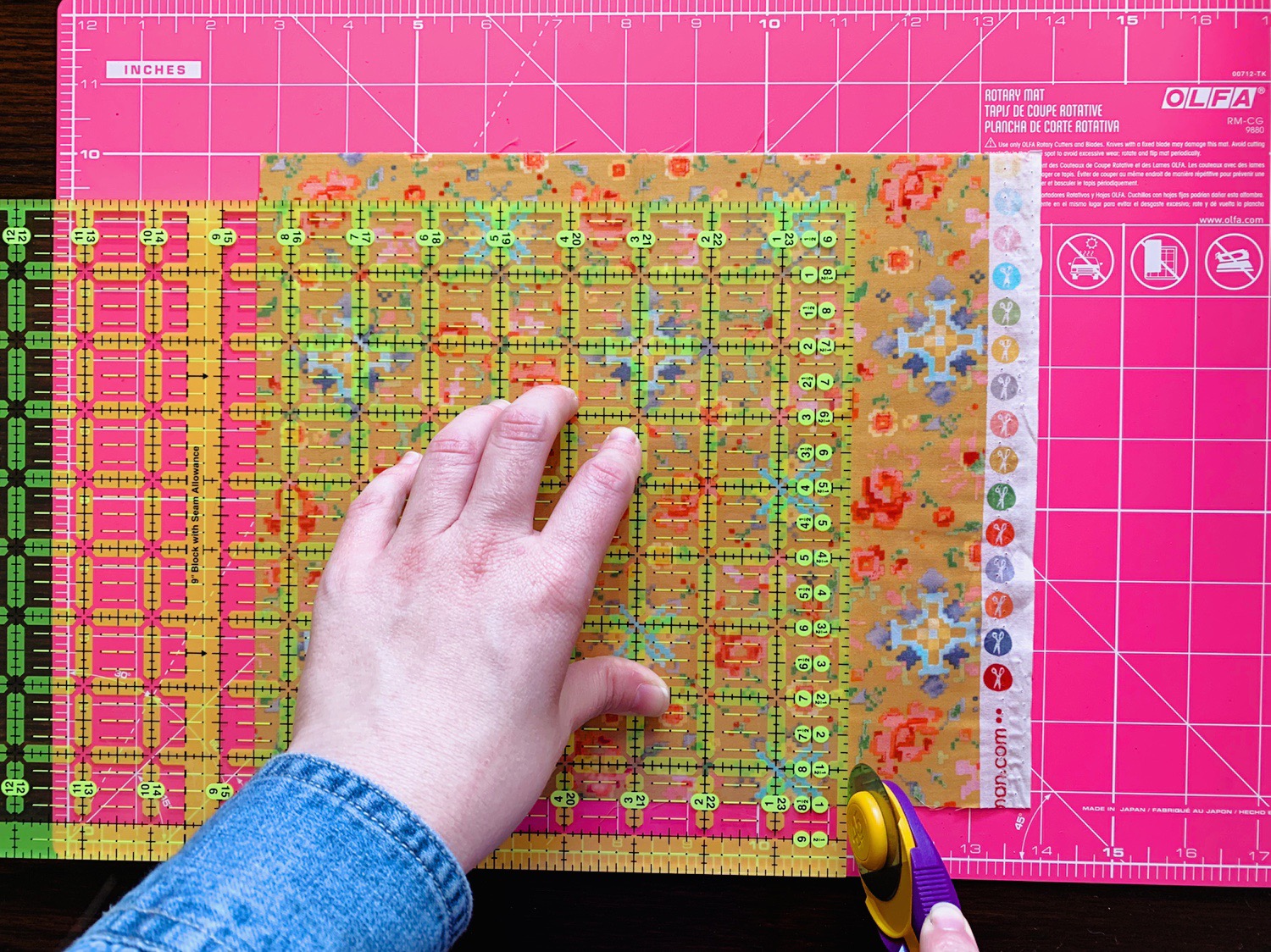 Beginner Quilt Series : cutting your fabric