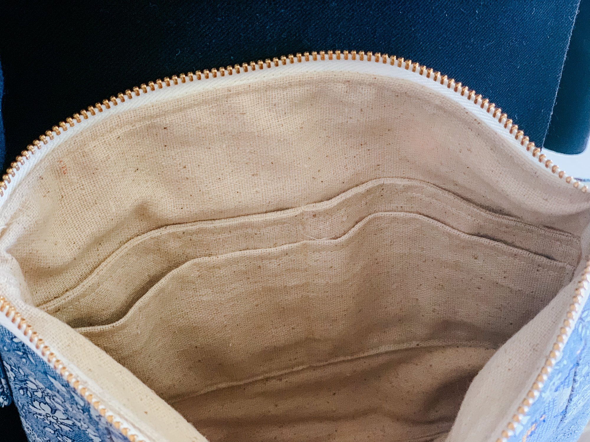 Liberty cross stitched crossbody bag