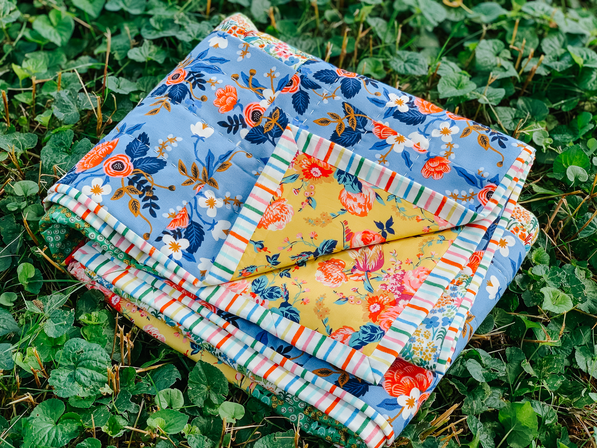 Free Beginner Quilt Series : finished quilt