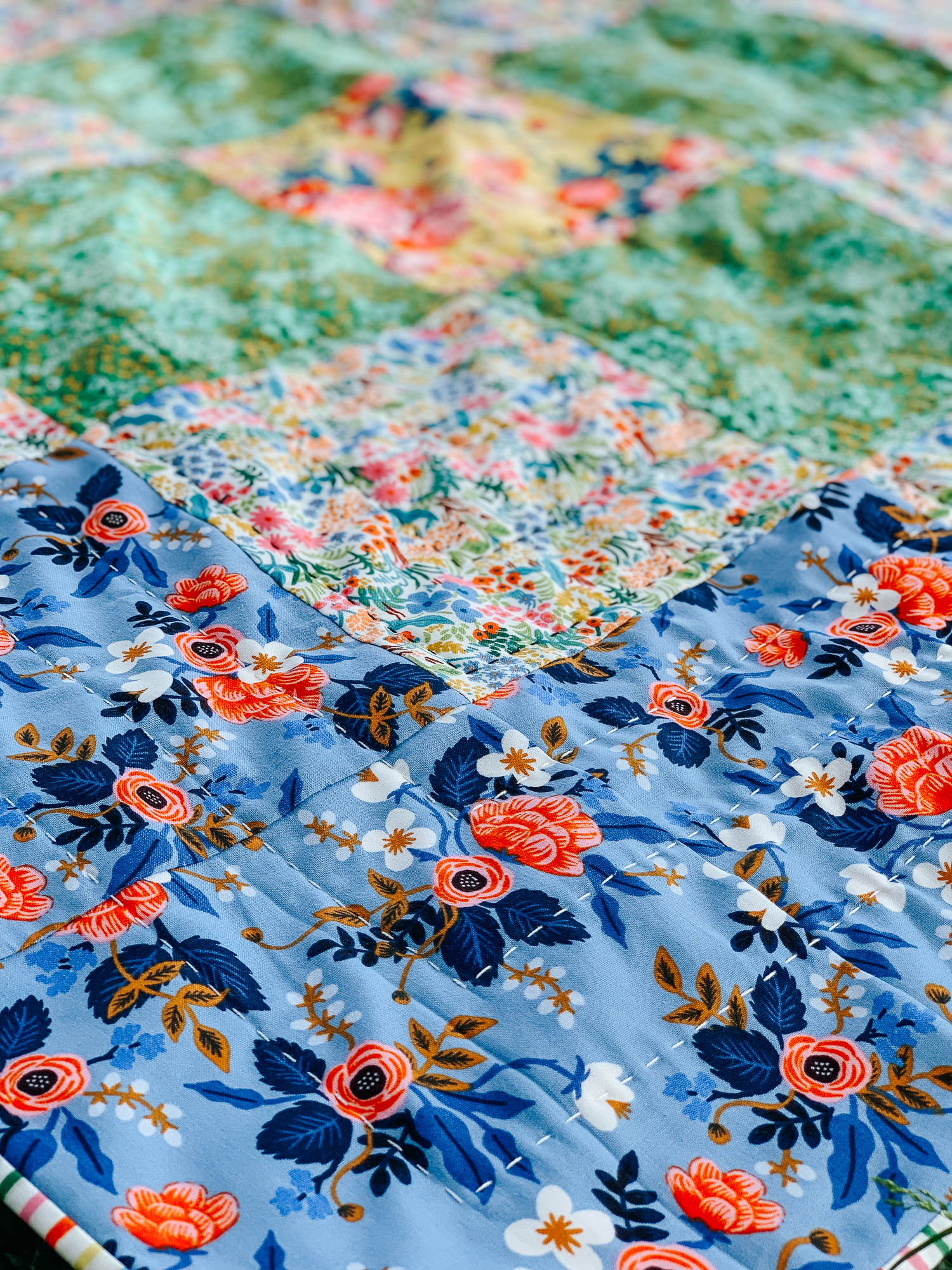 Free Beginner Quilt Series : finished quilt