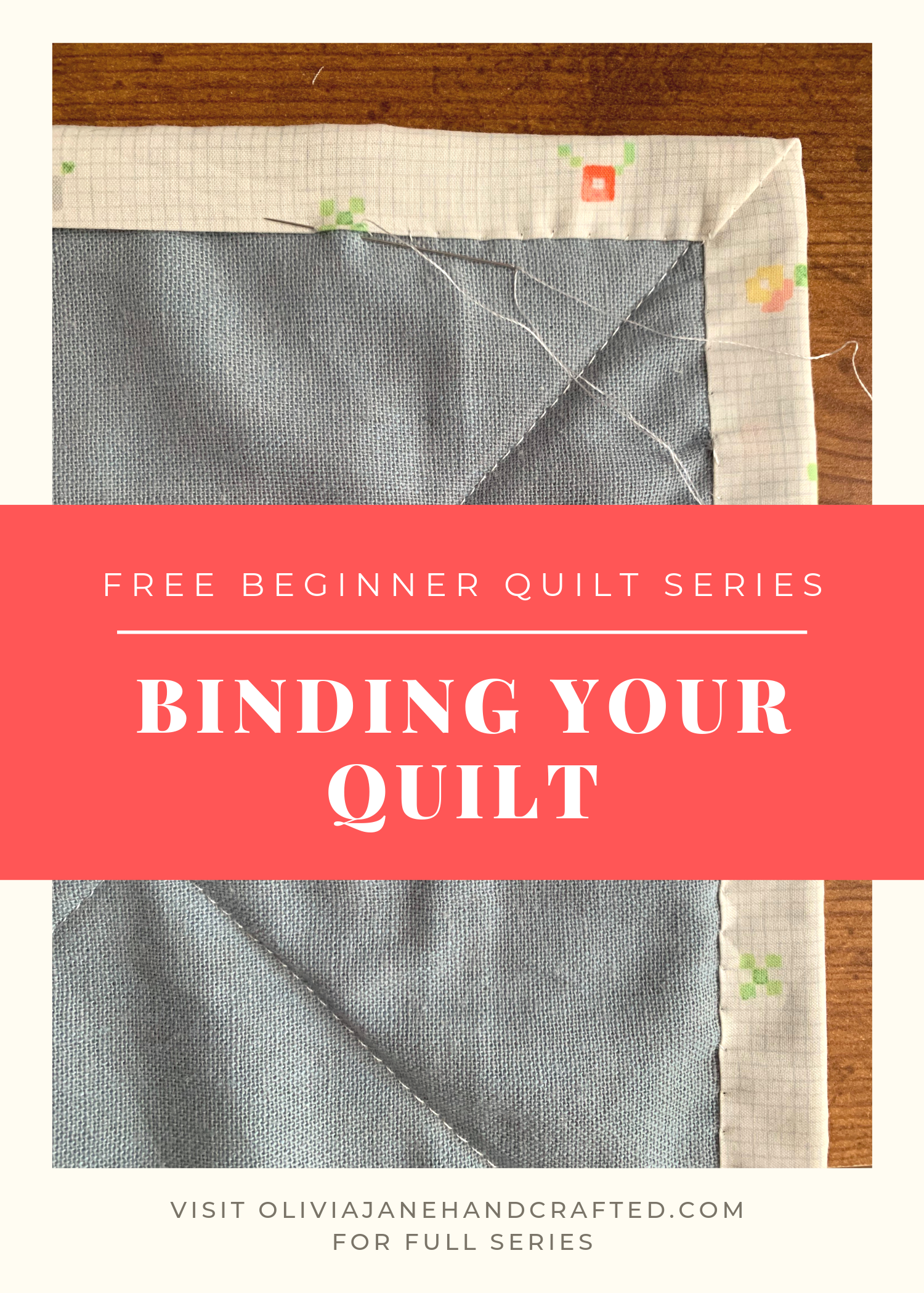 free Beginner Quilt Series part four : how to add binding