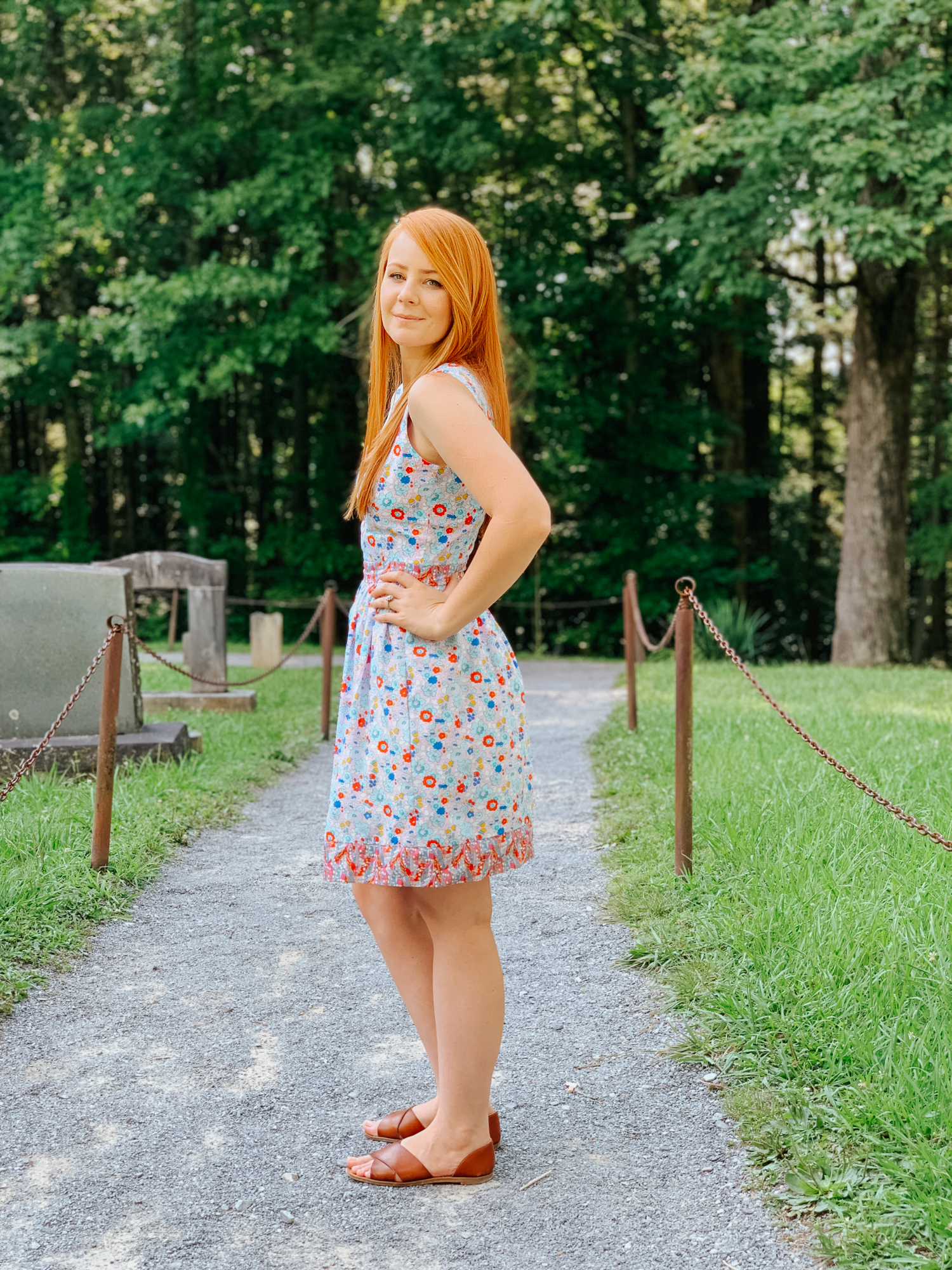 color block Liberty dress