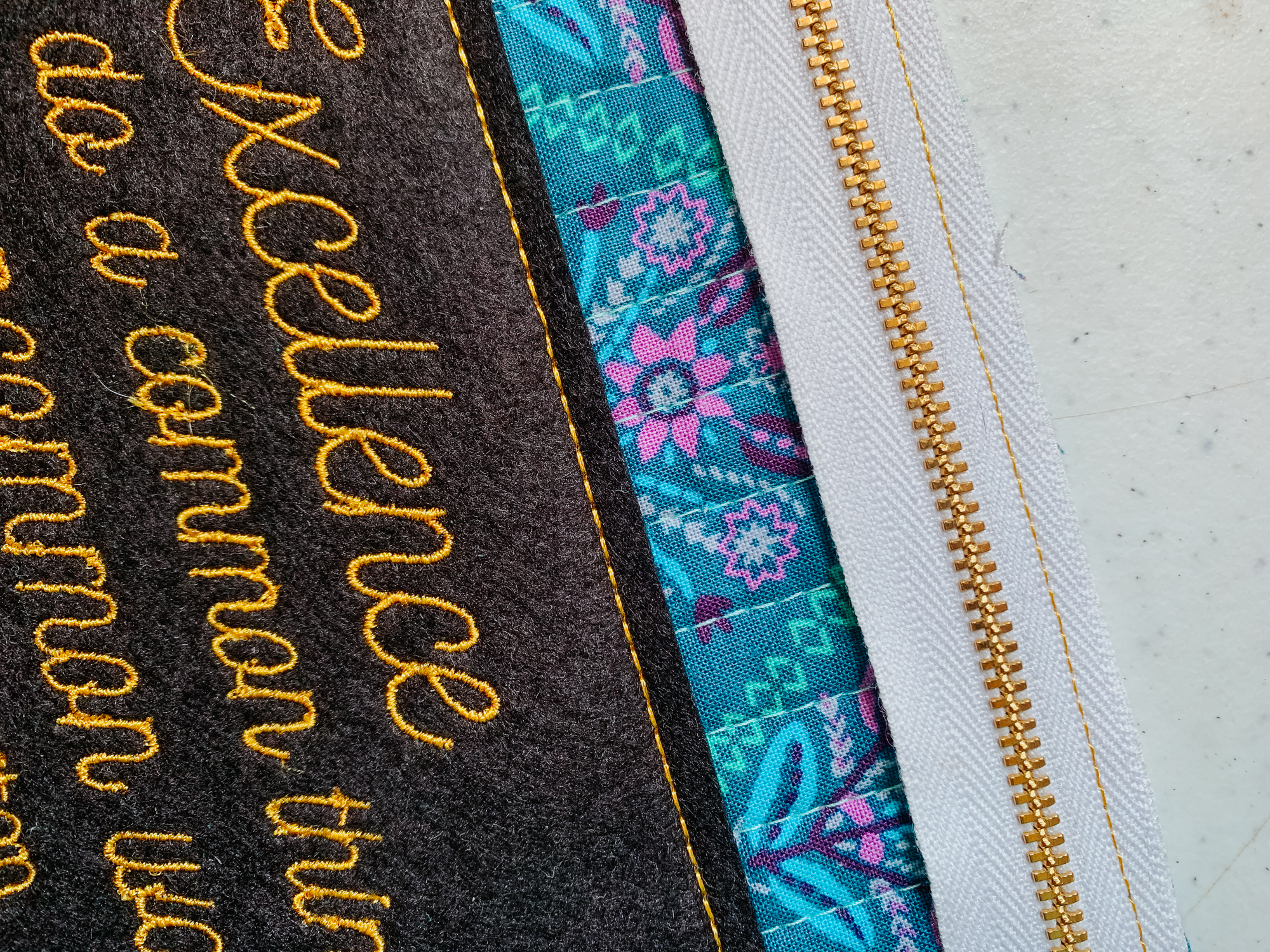 Janome embroidered bag tutorial skyline s9