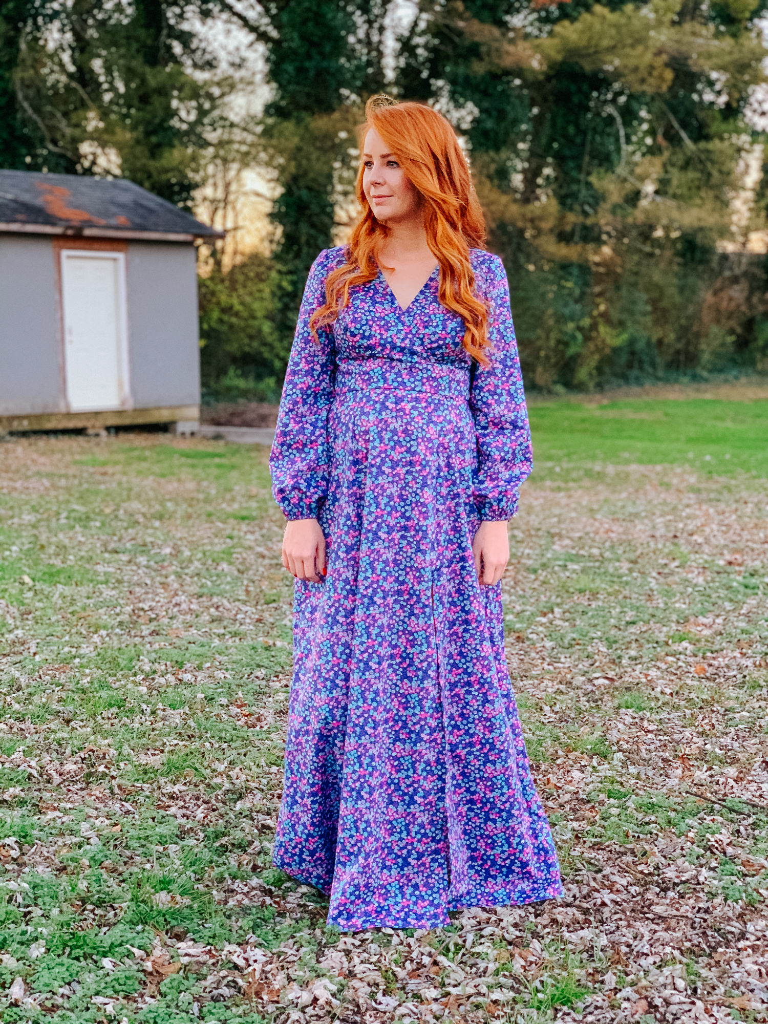 Deer and Doe Magnolia Dress in DuckaDilly Liberty exclusive Wiltshire