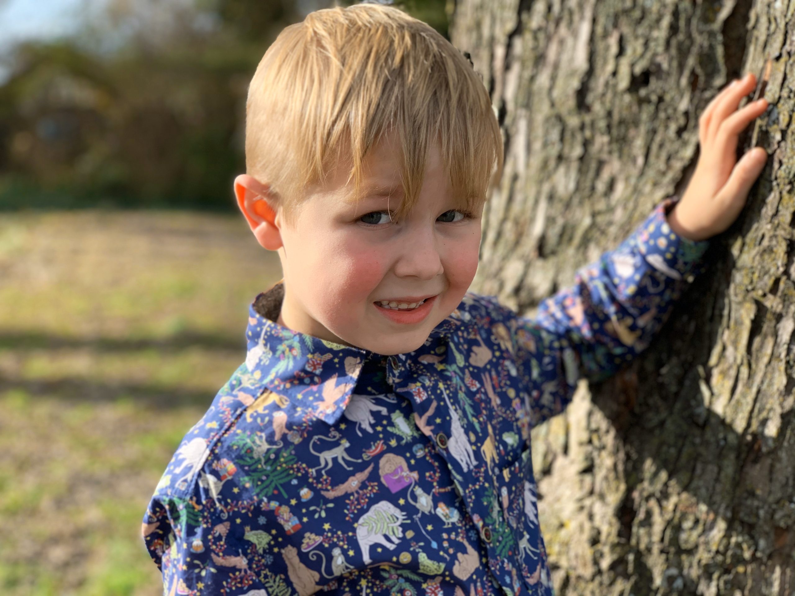 Oliver + S Buttoned Up Button Down Shirt in Liberty