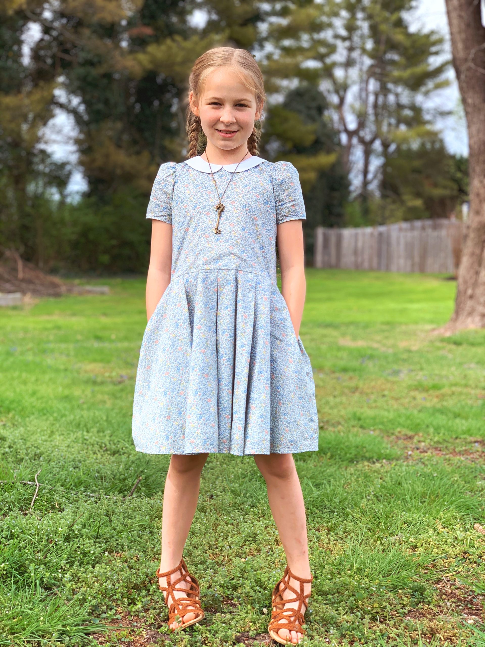 Nancy Drew dress in Liberty of London