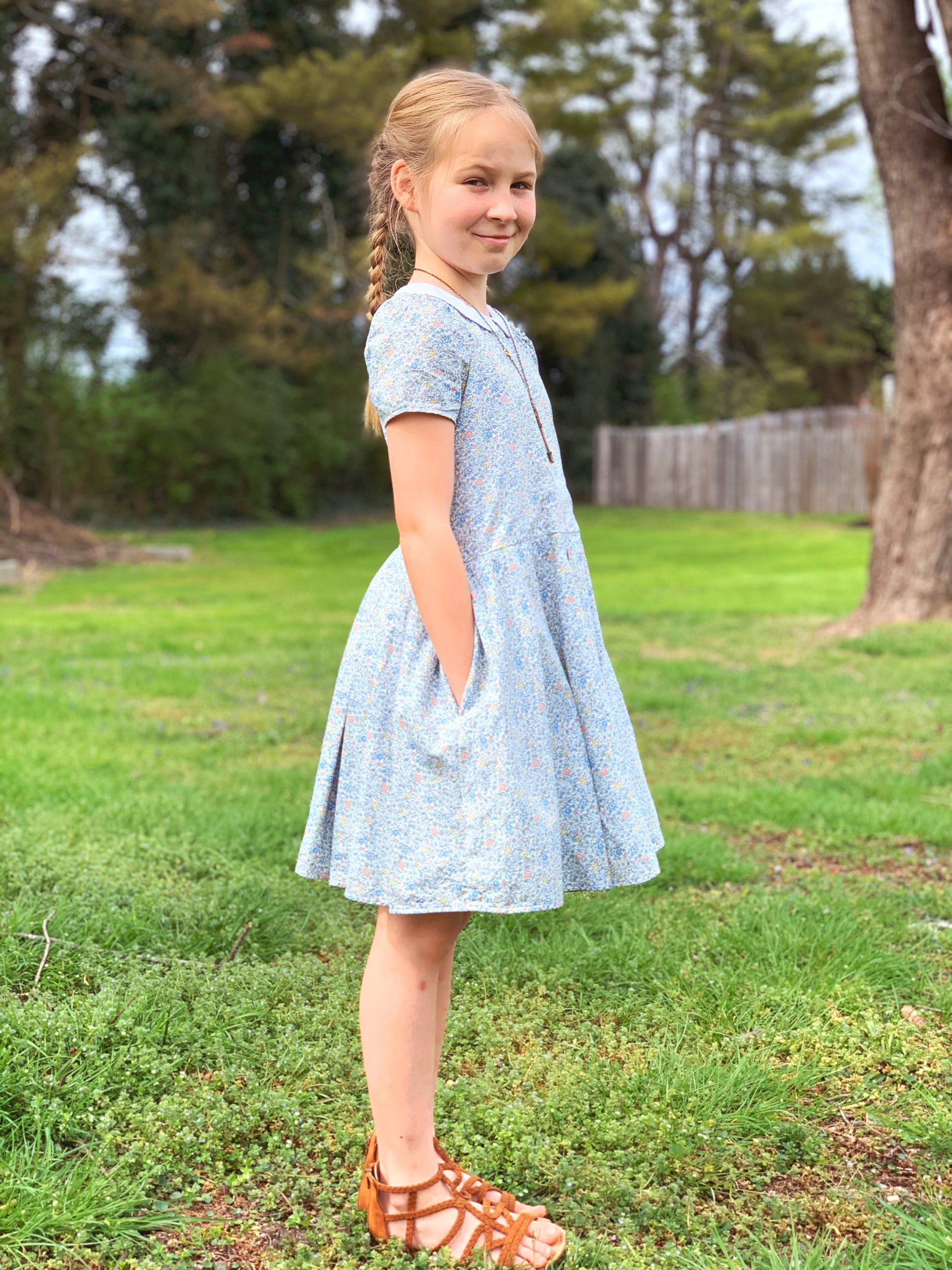 Nancy Drew dress in Liberty of London