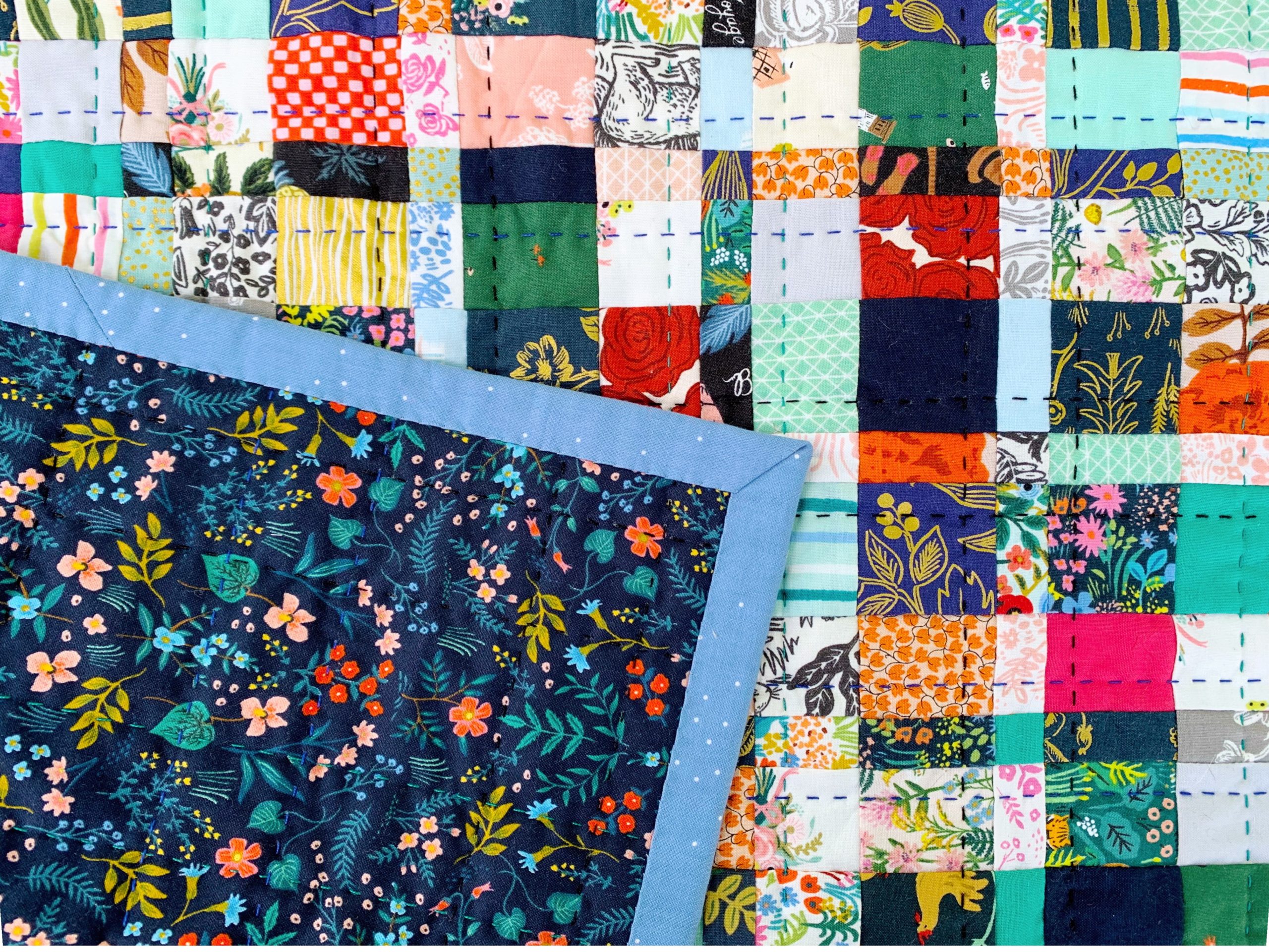 Rifle Paper Co Plaidish Mini Quilt