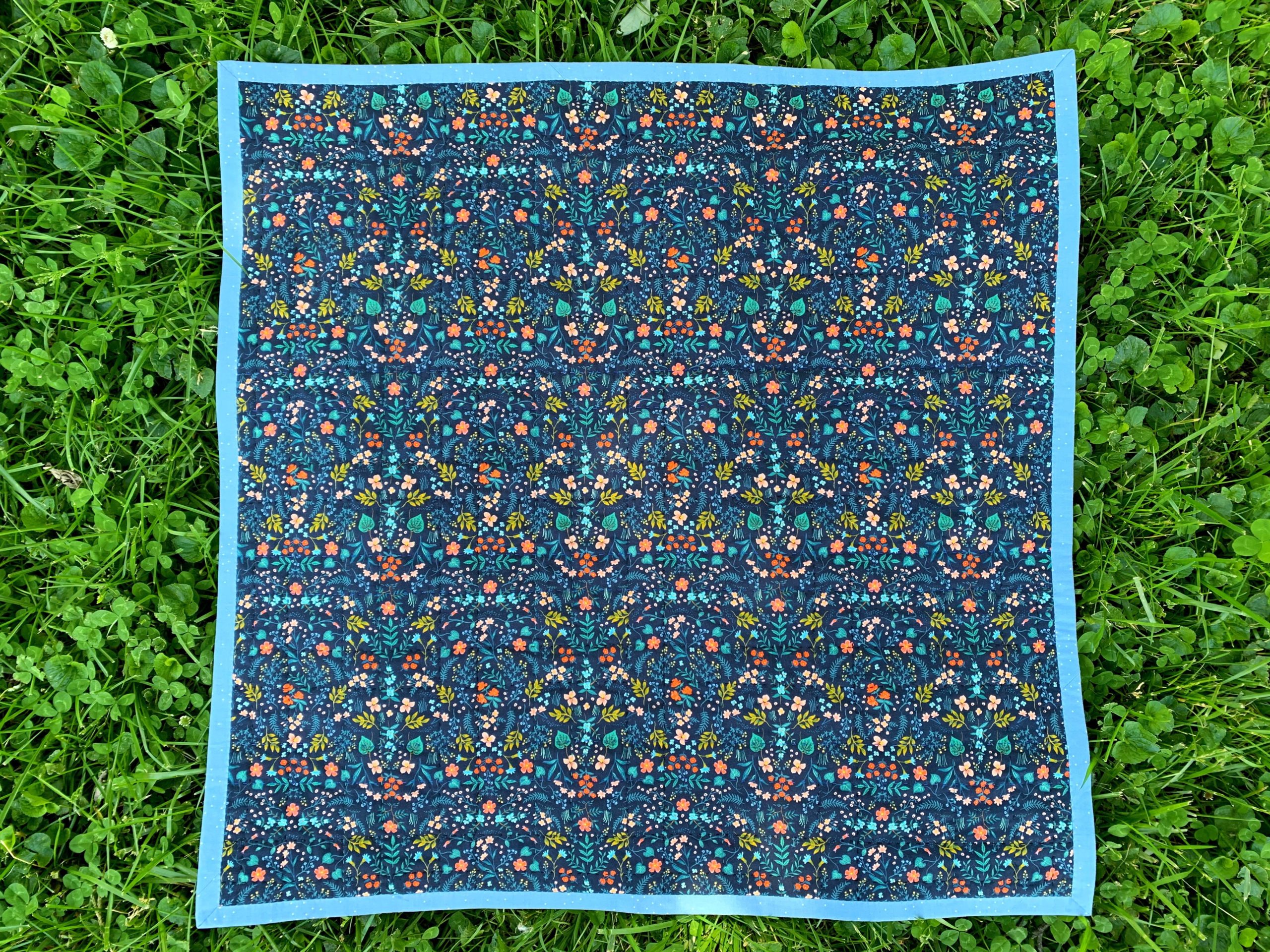 Rifle Paper Co Plaidish Mini Quilt