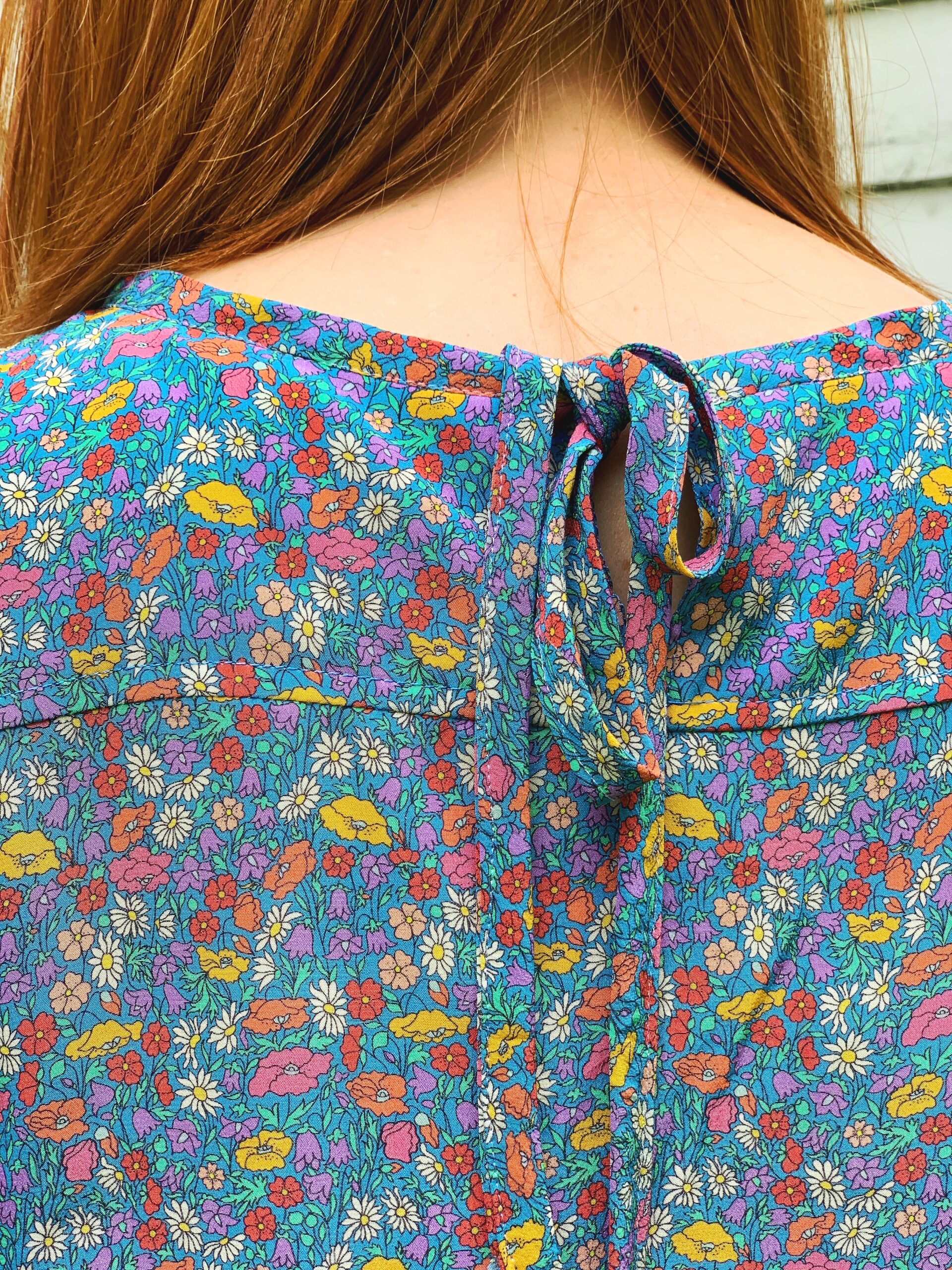 Liberty crepe de chine Sagebrush Top